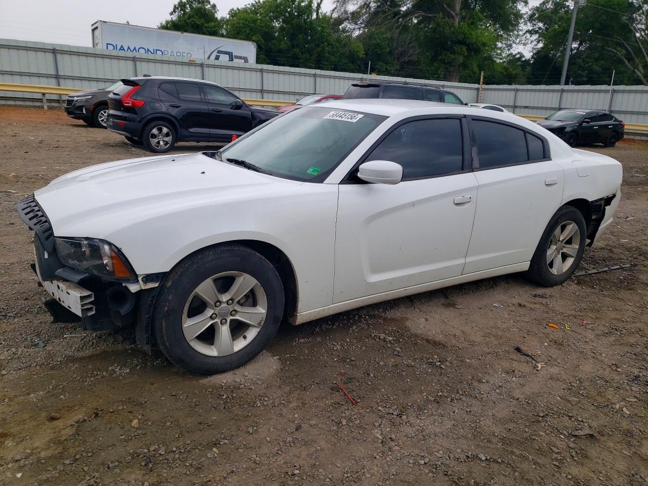 2012 Dodge Charger Se White vin: 2C3CDXBG2CH102876