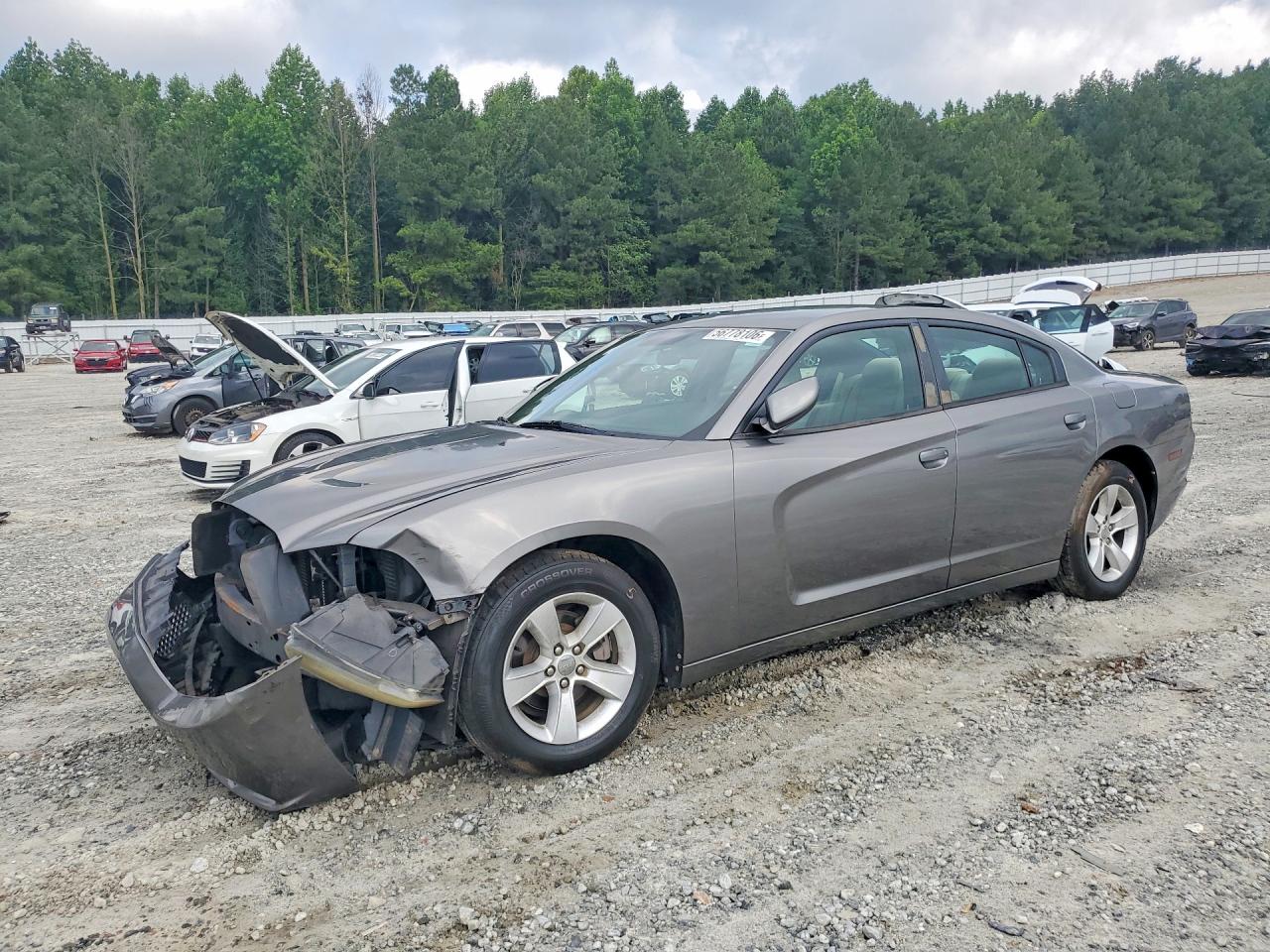 2012 Dodge Charger Se Gray vin: 2C3CDXBG2CH211032