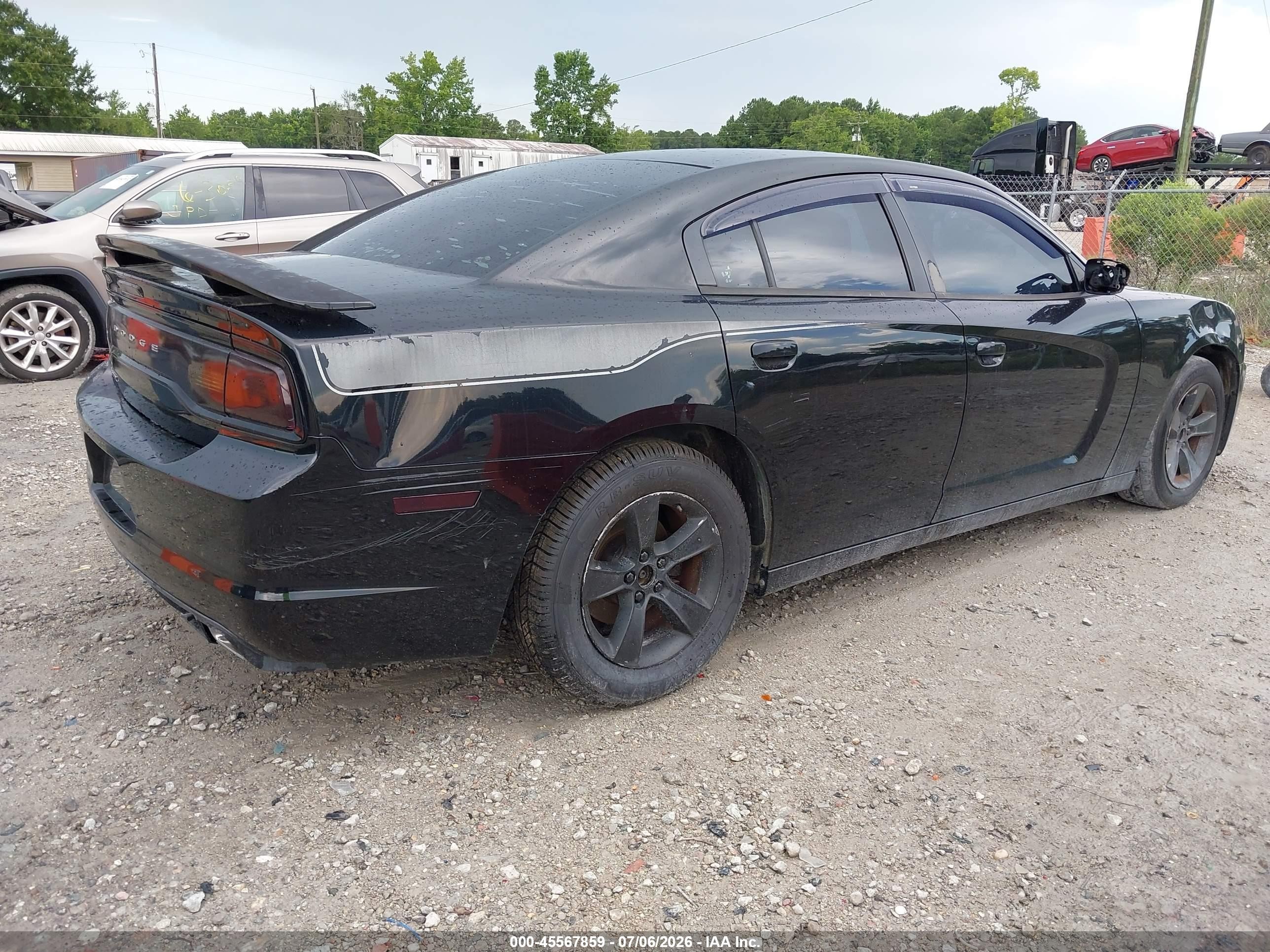 2013 Dodge Charger Se Черный vin: 2C3CDXBG2DH521022