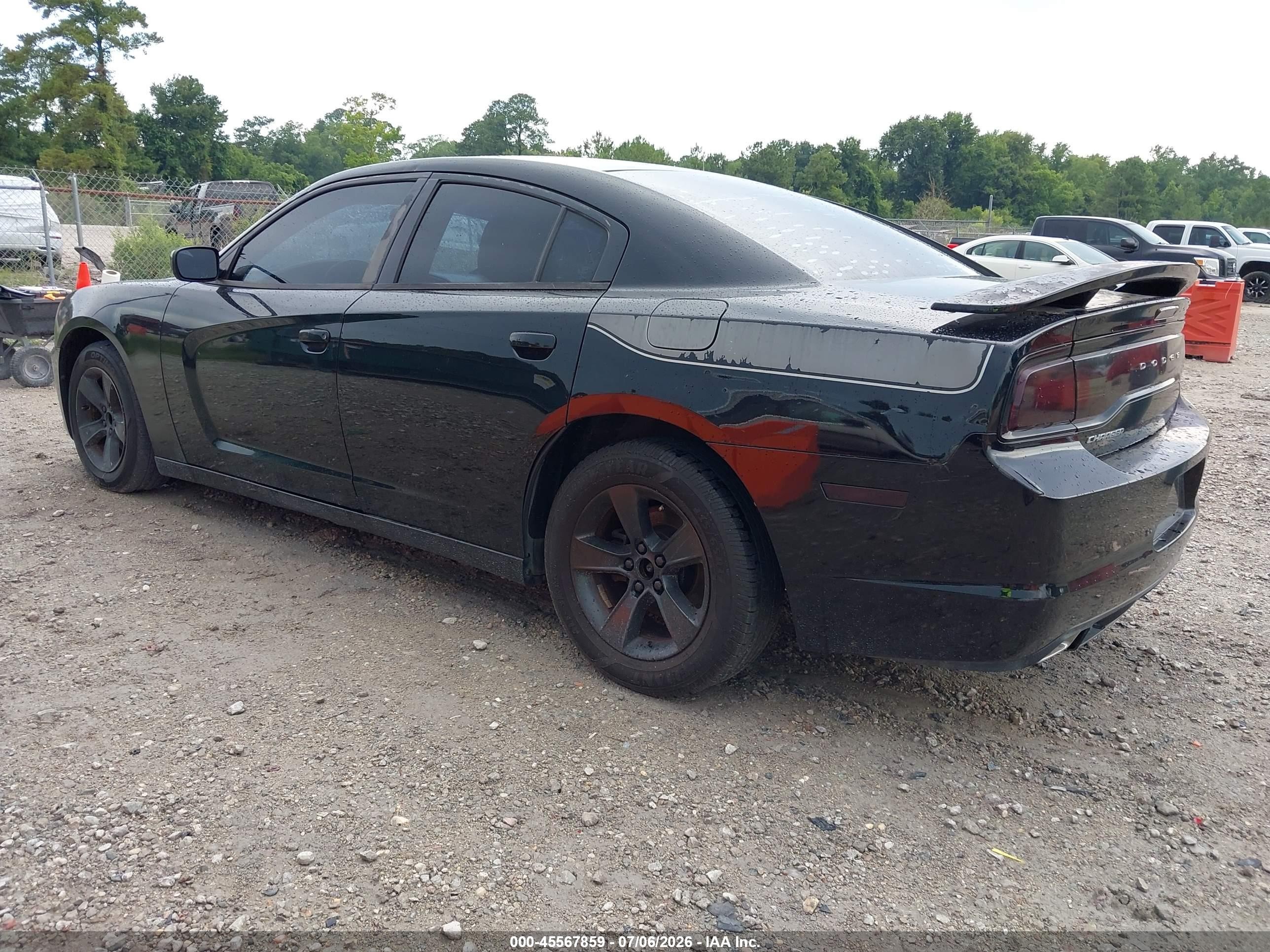 2013 Dodge Charger Se Черный vin: 2C3CDXBG2DH521022