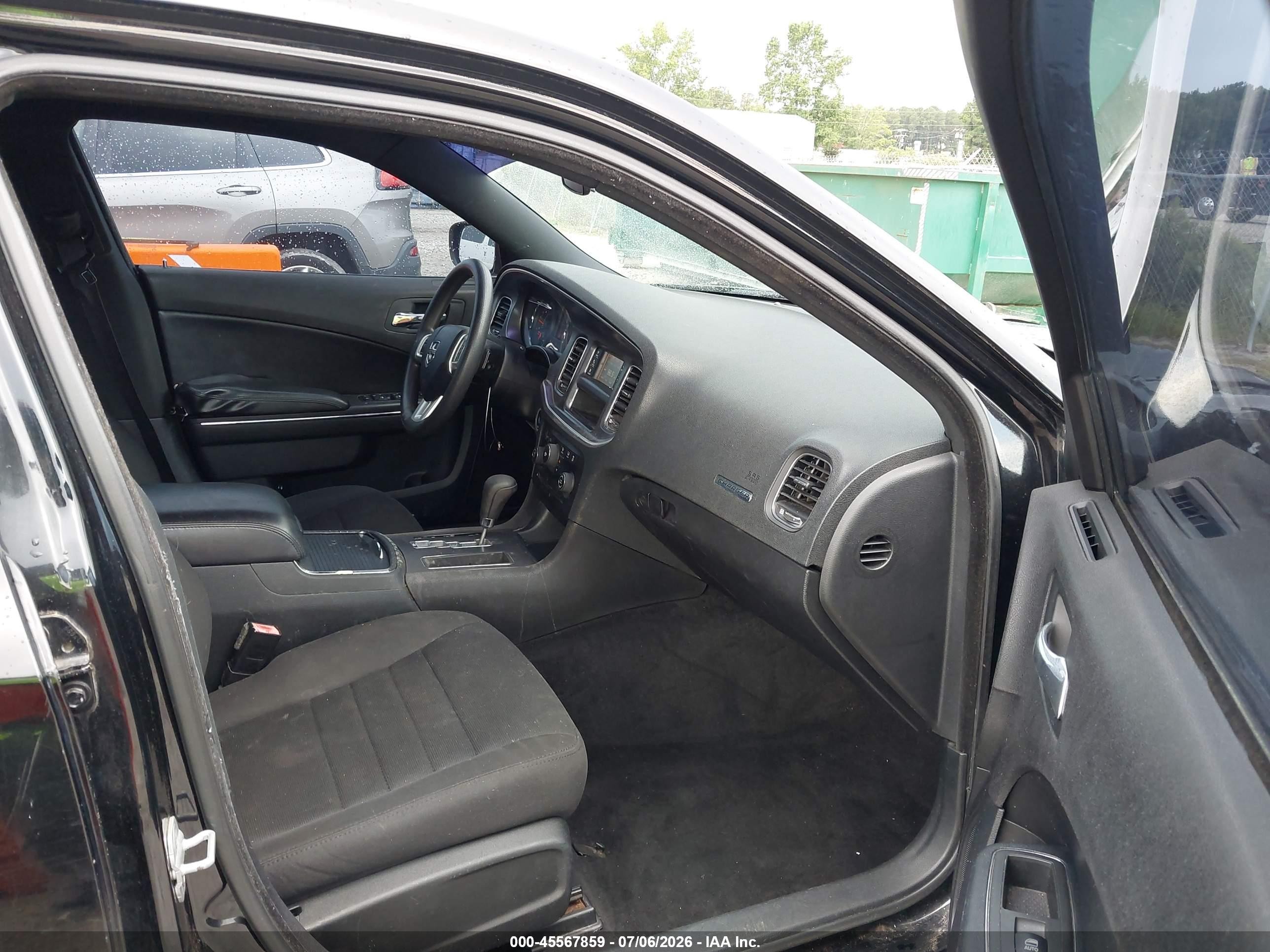 2013 Dodge Charger Se Черный vin: 2C3CDXBG2DH521022