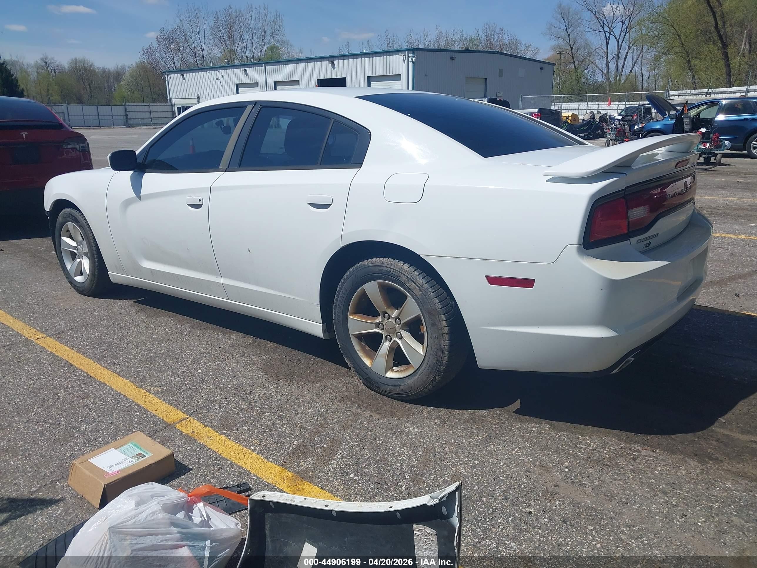 2013 Dodge Charger Se White vin: 2C3CDXBG2DH583696