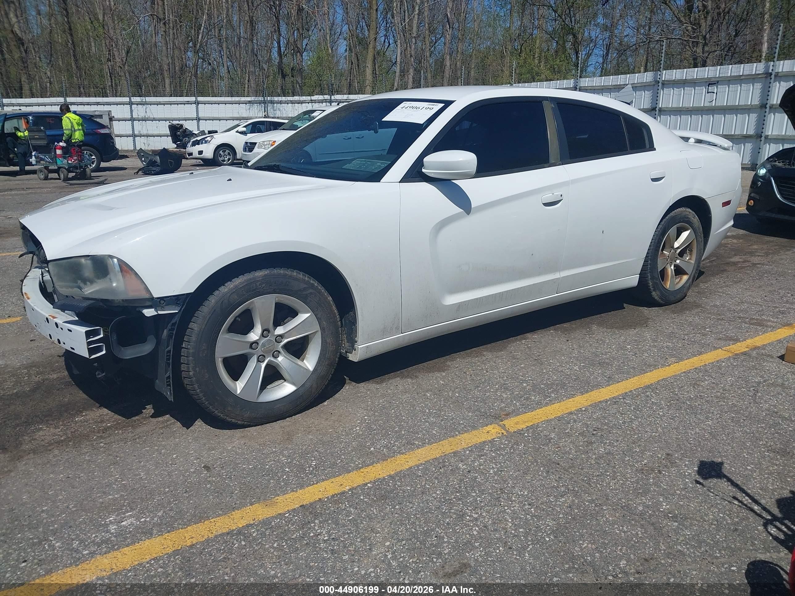 2013 Dodge Charger Se White vin: 2C3CDXBG2DH583696