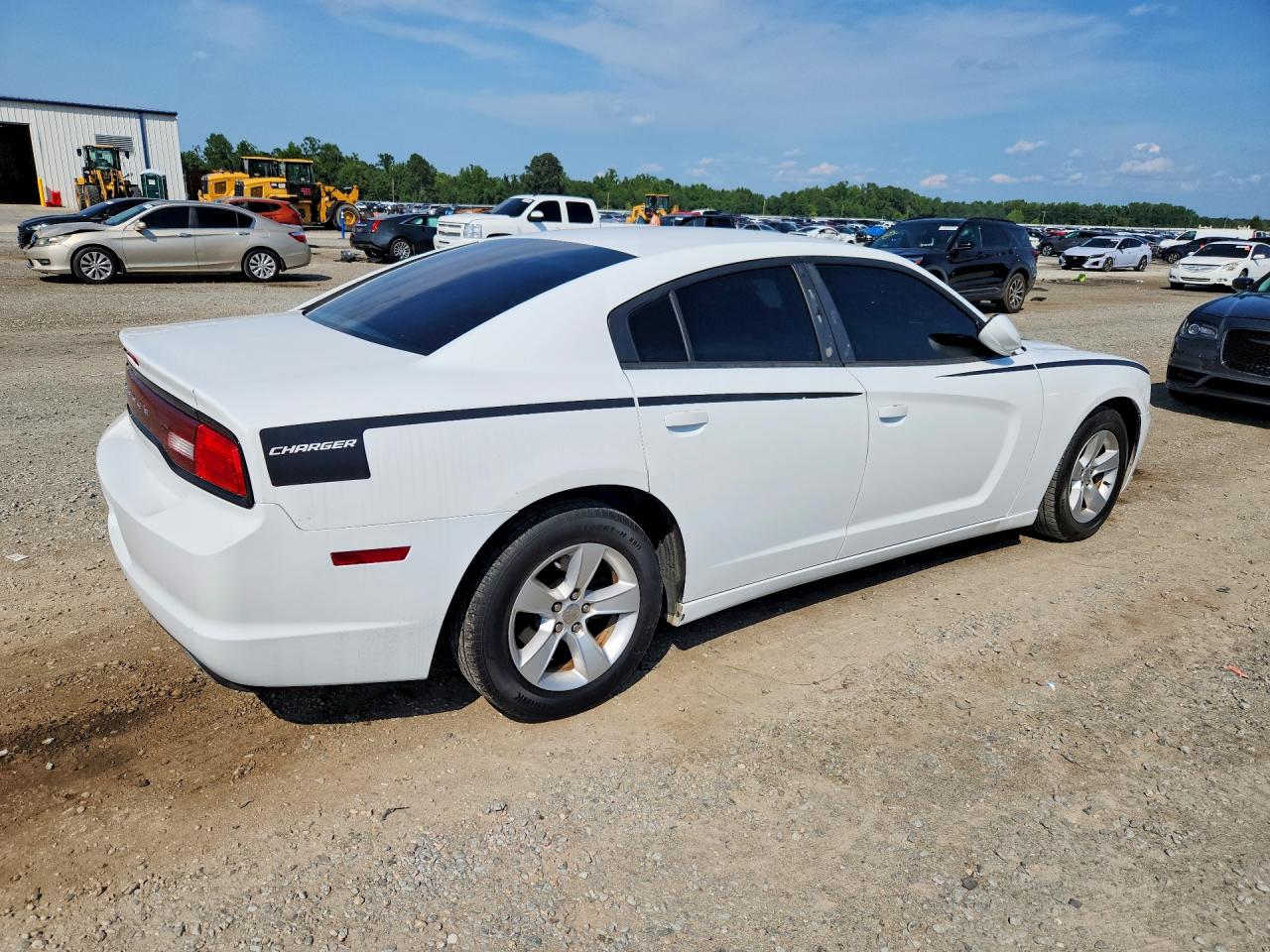 2013 Dodge Charger Se White vin: 2C3CDXBG2DH609388