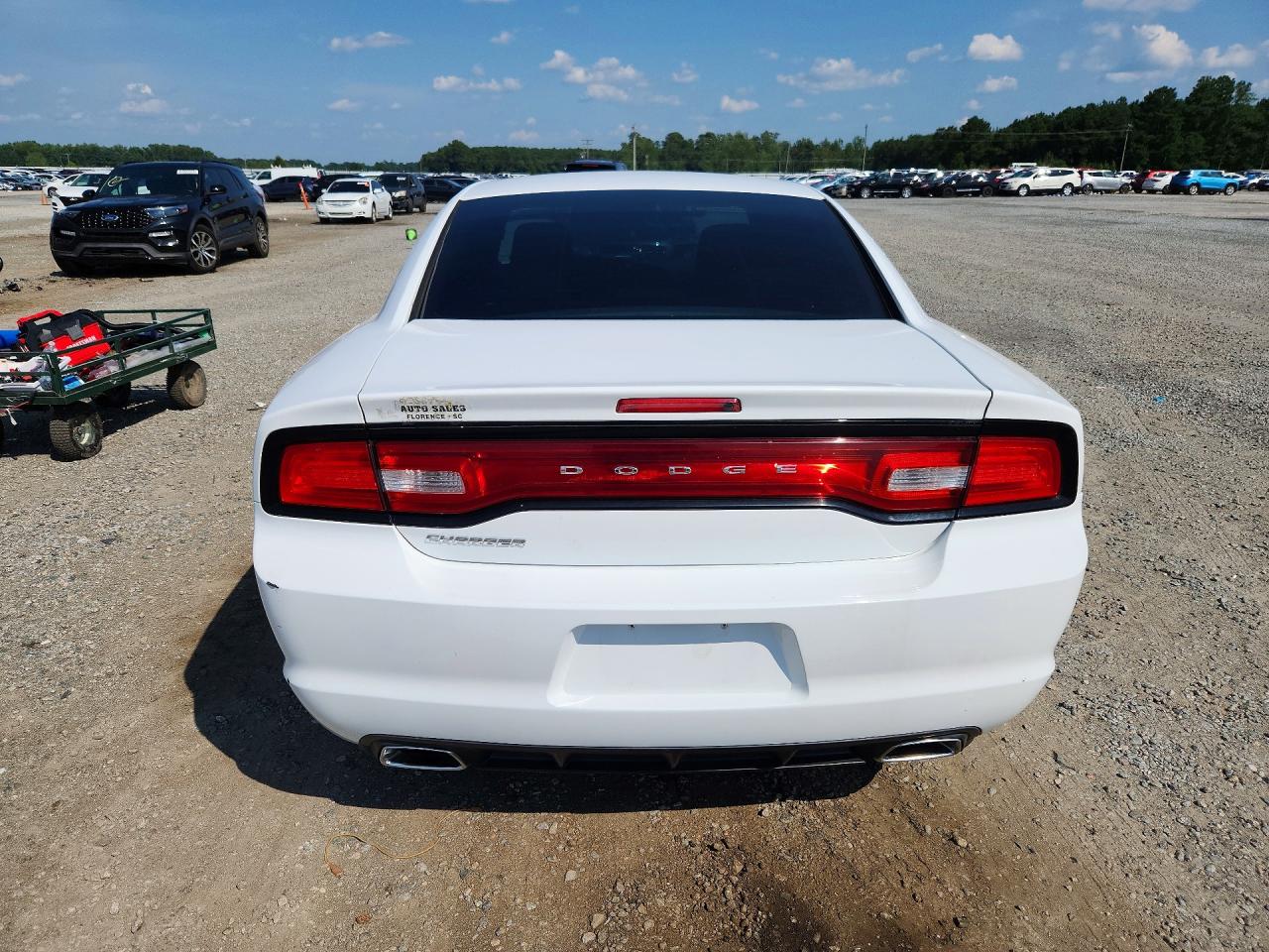 2013 Dodge Charger Se White vin: 2C3CDXBG2DH609388