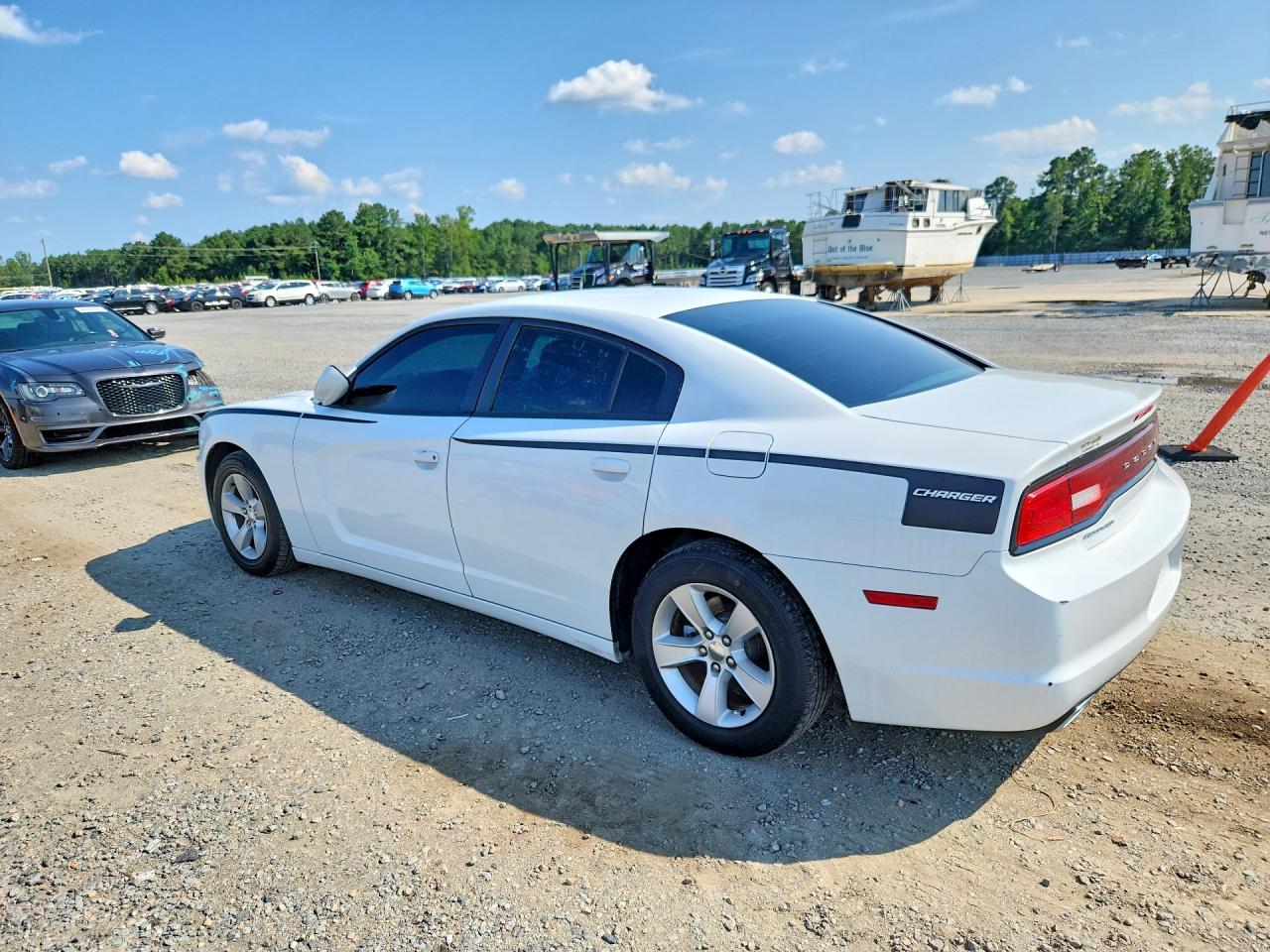2013 Dodge Charger Se White vin: 2C3CDXBG2DH609388
