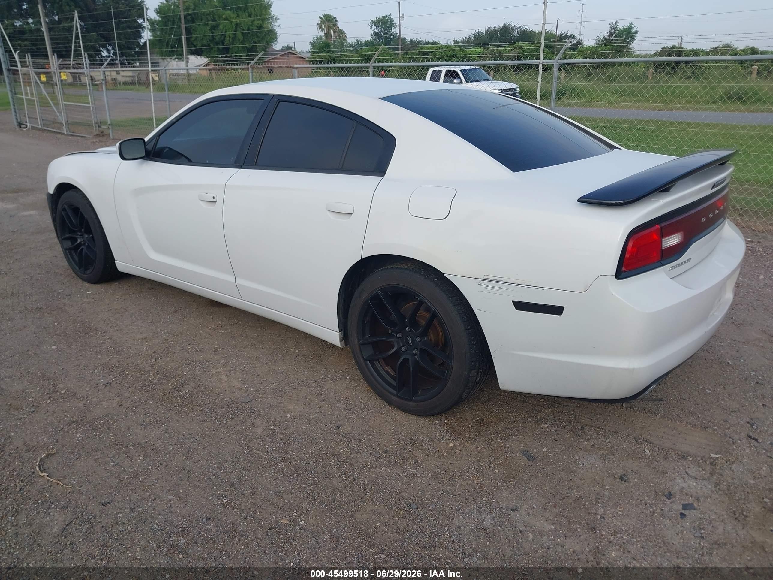 2013 Dodge Charger Se White vin: 2C3CDXBG2DH619564