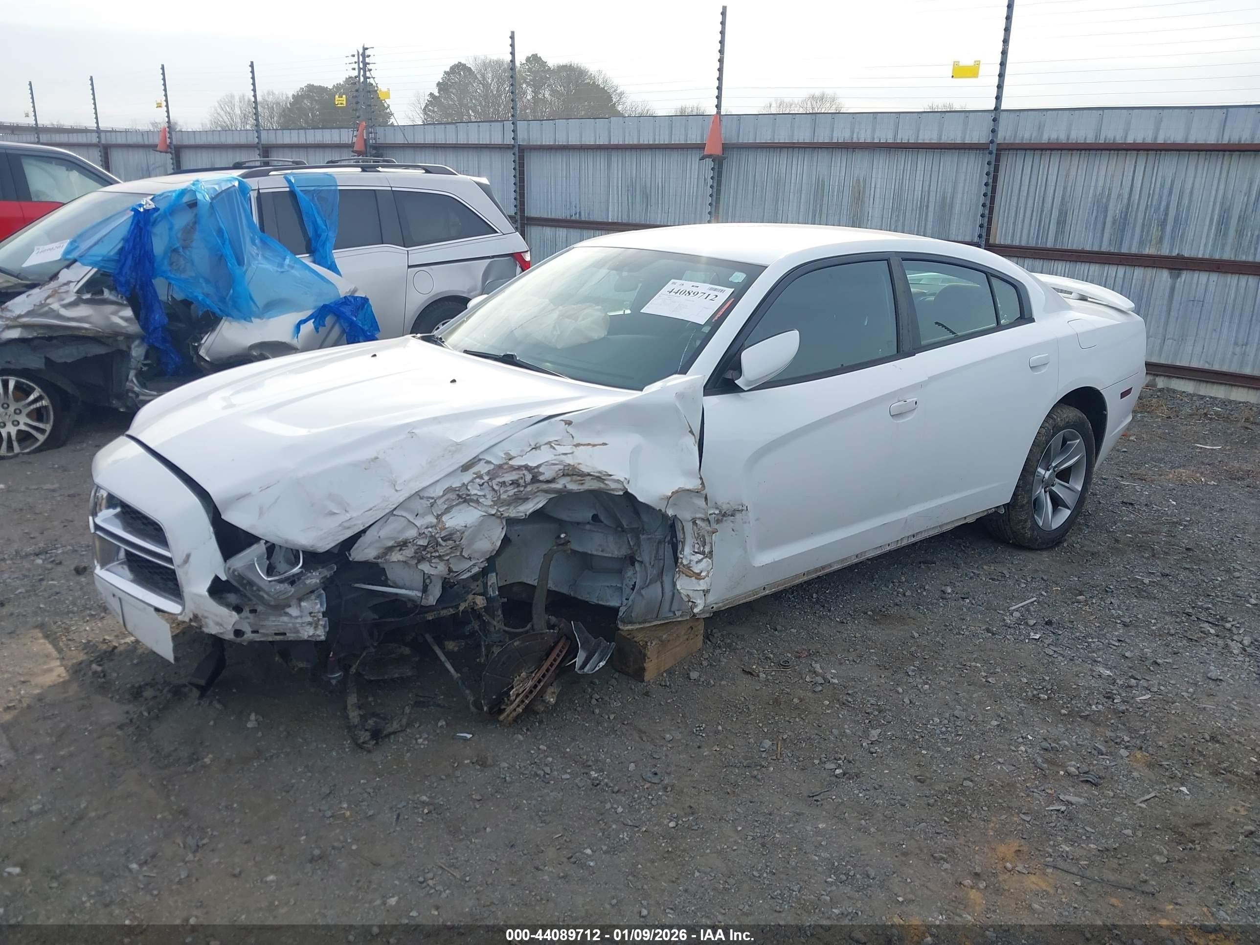 2013 Dodge Charger Se White vin: 2C3CDXBG2DH623520