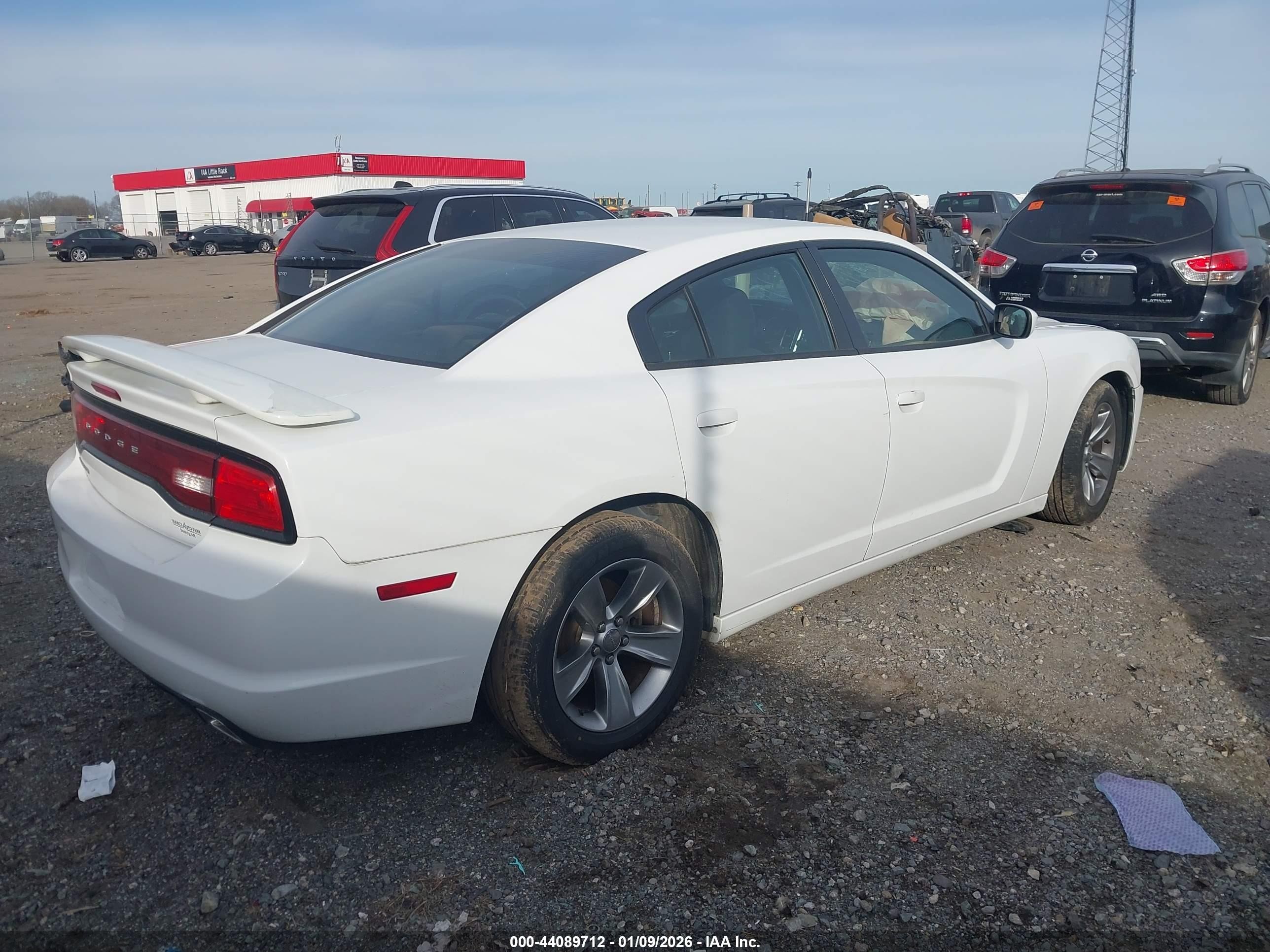 2013 Dodge Charger Se White vin: 2C3CDXBG2DH623520