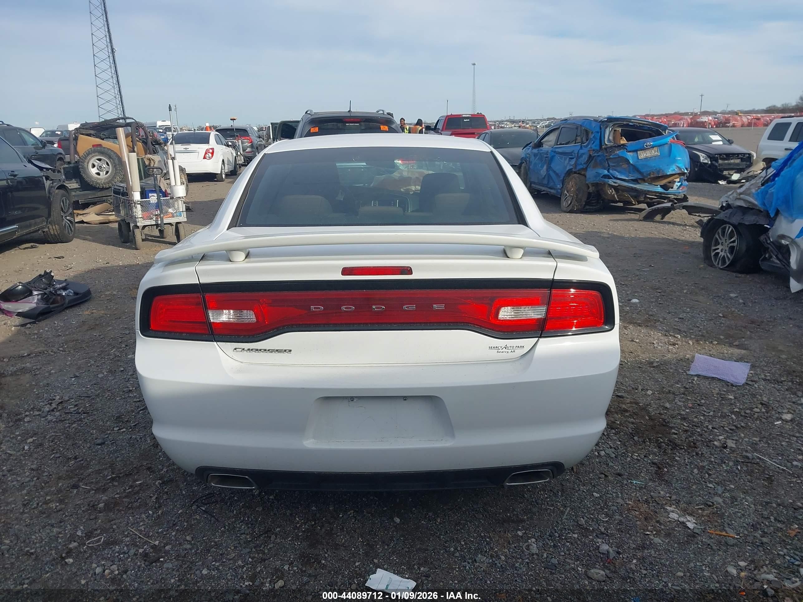 2013 Dodge Charger Se White vin: 2C3CDXBG2DH623520