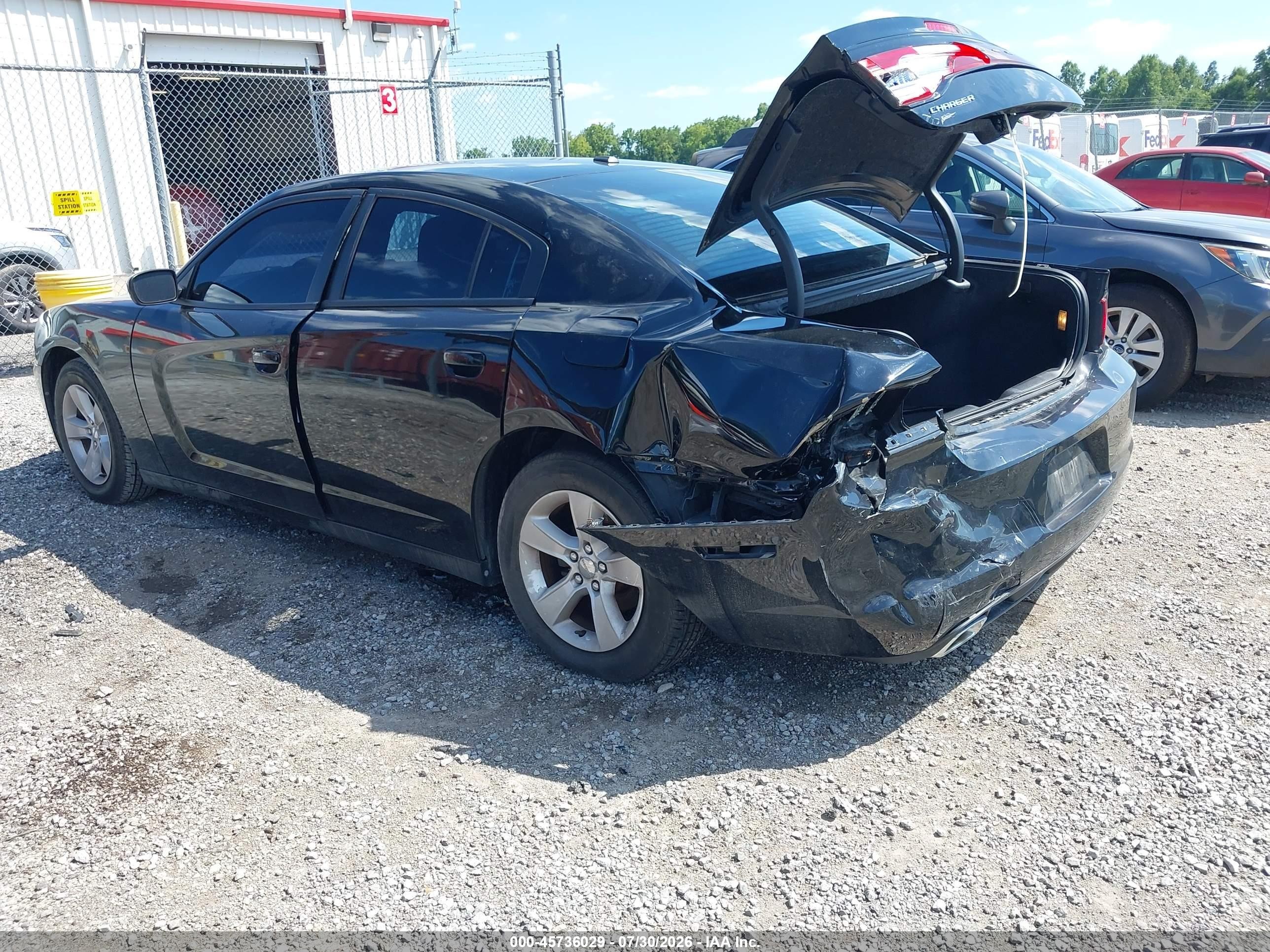 2013 Dodge Charger Se Черный vin: 2C3CDXBG2DH627700