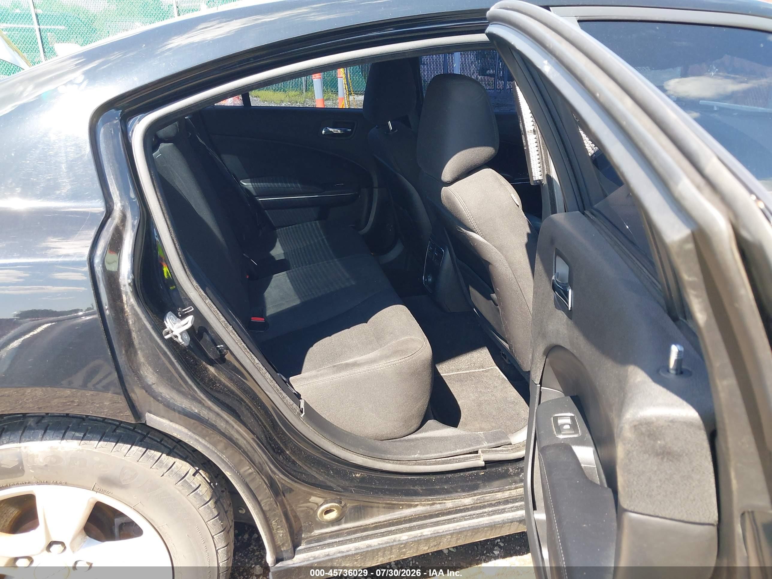 2013 Dodge Charger Se Черный vin: 2C3CDXBG2DH627700