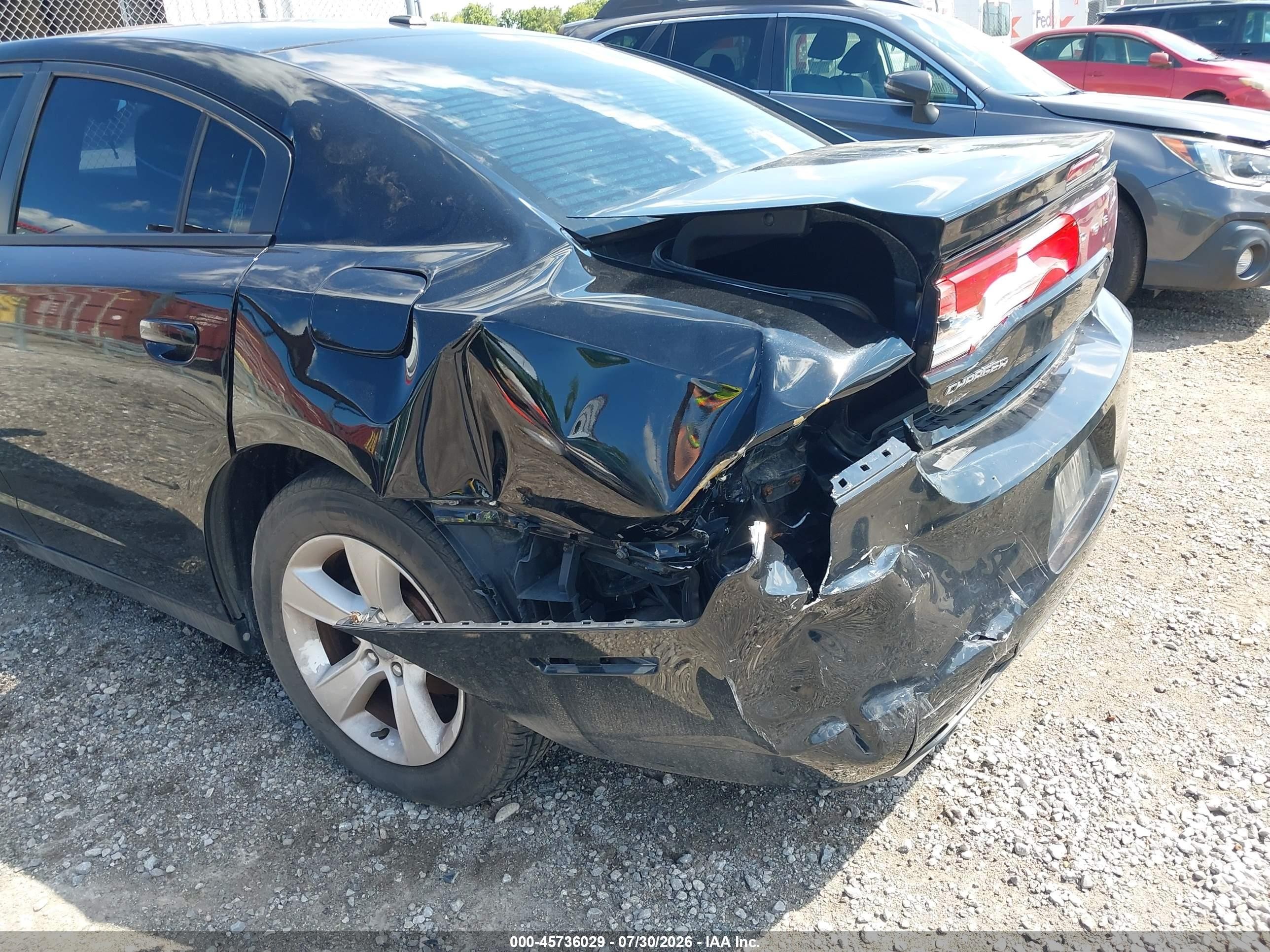 2013 Dodge Charger Se Черный vin: 2C3CDXBG2DH627700