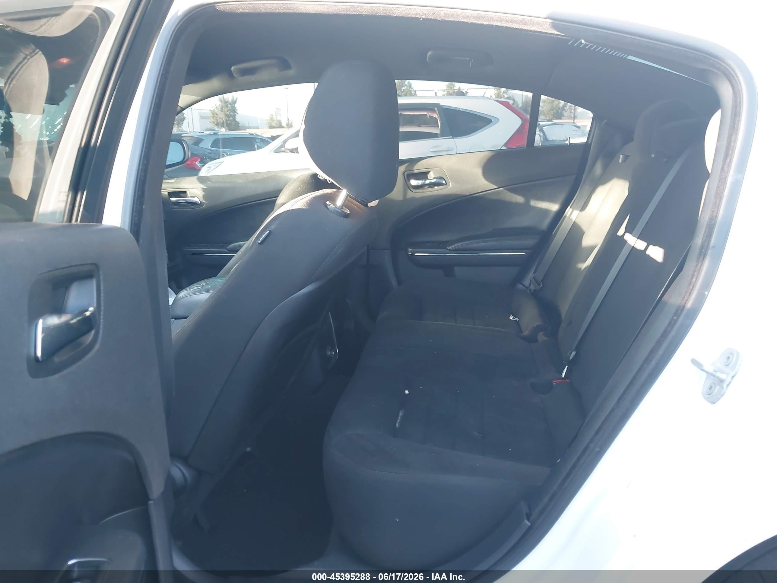 2013 Dodge Charger Se White vin: 2C3CDXBG2DH640382