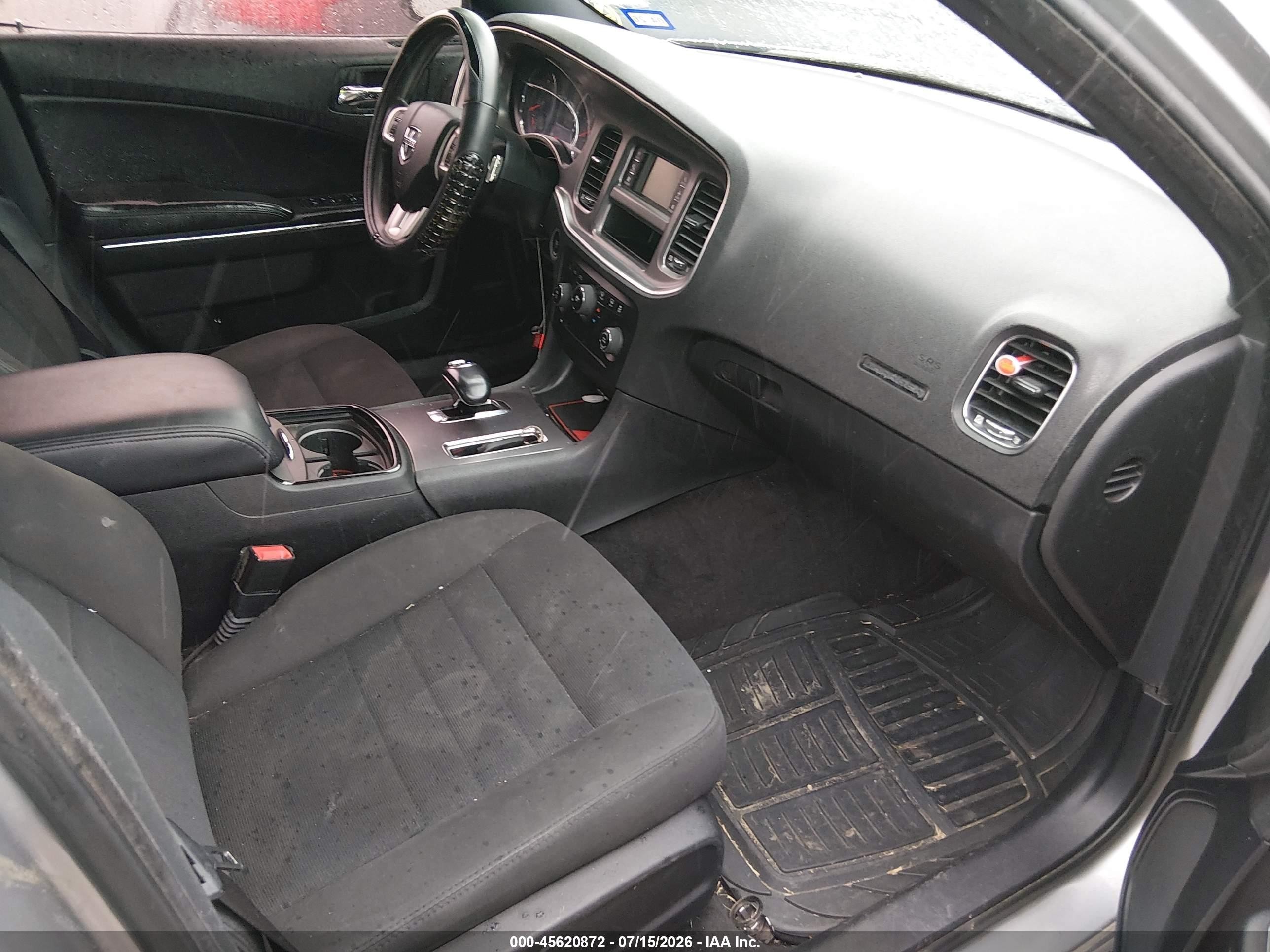 2013 Dodge Charger Se Silver vin: 2C3CDXBG2DH696869
