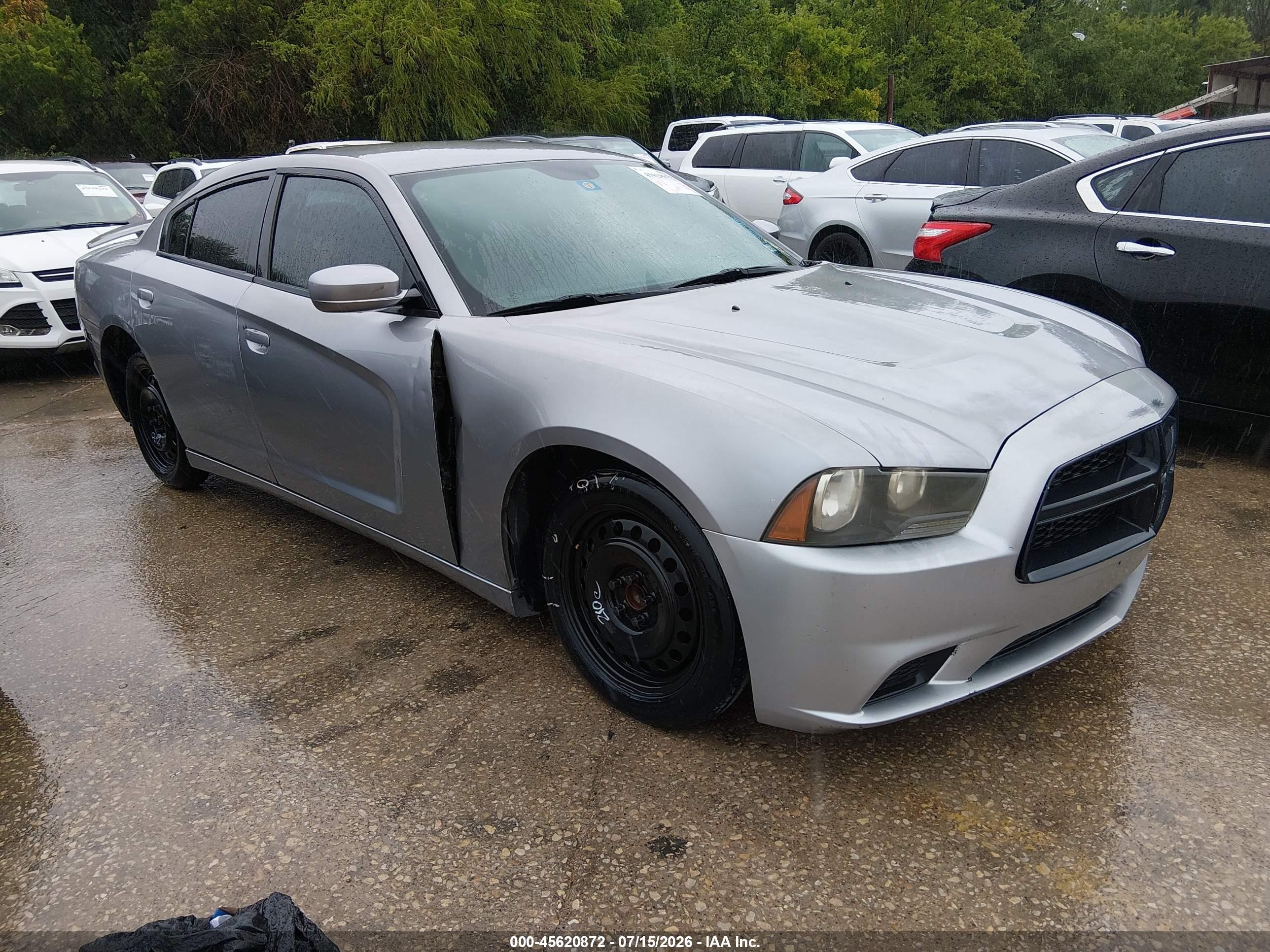 2013 Dodge Charger Se Silver vin: 2C3CDXBG2DH696869