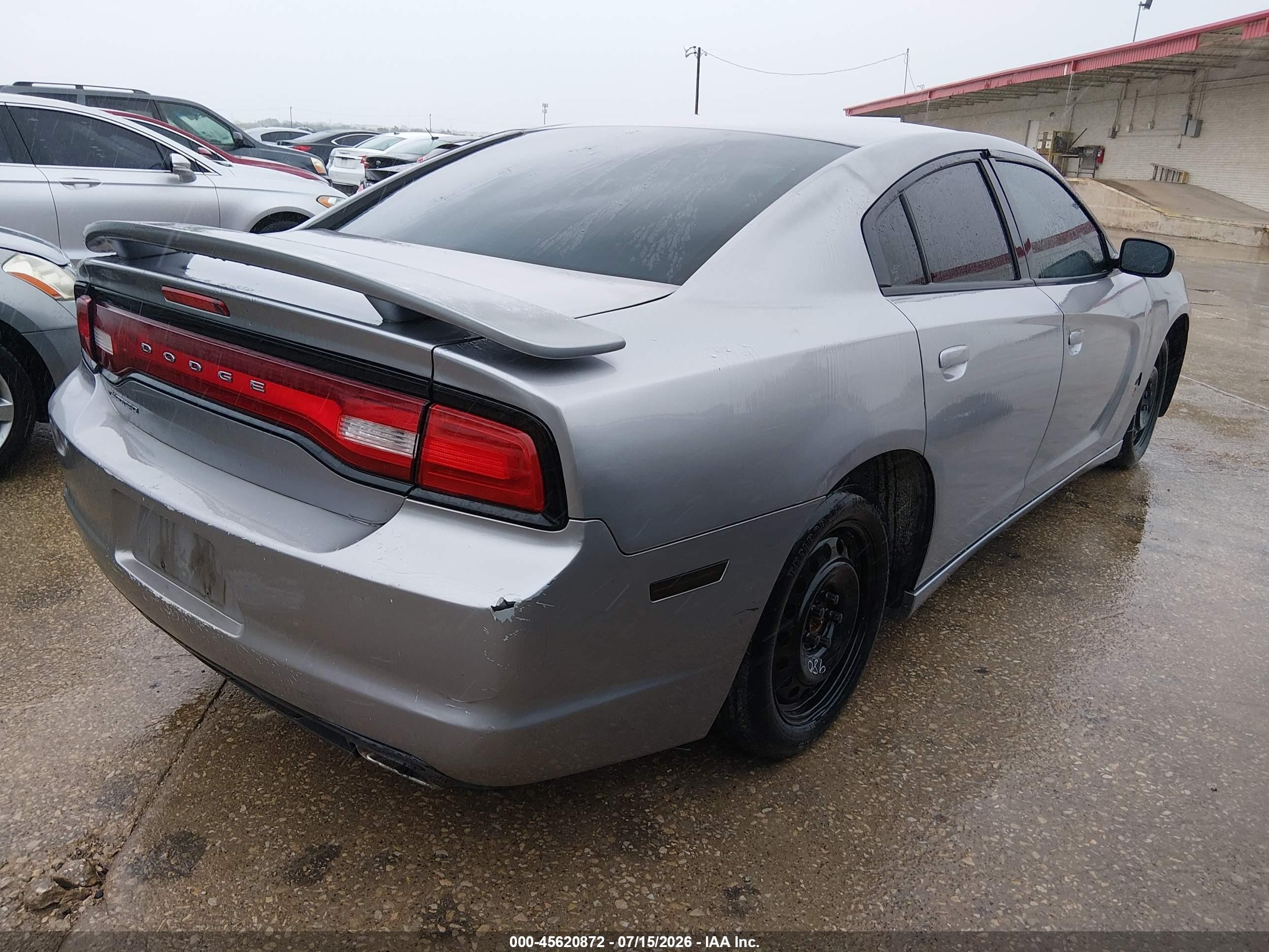 2013 Dodge Charger Se Silver vin: 2C3CDXBG2DH696869