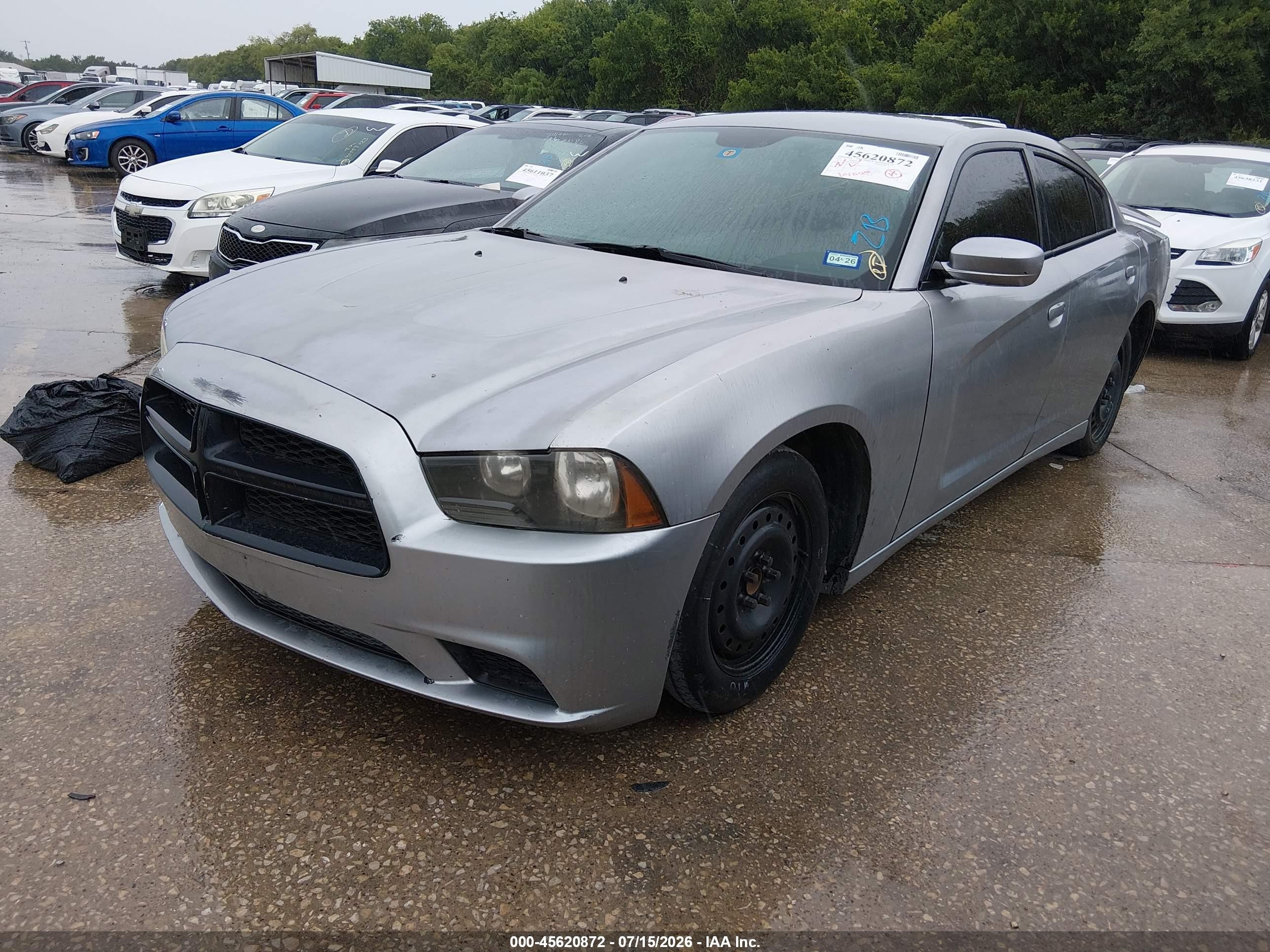 2013 Dodge Charger Se Silver vin: 2C3CDXBG2DH696869