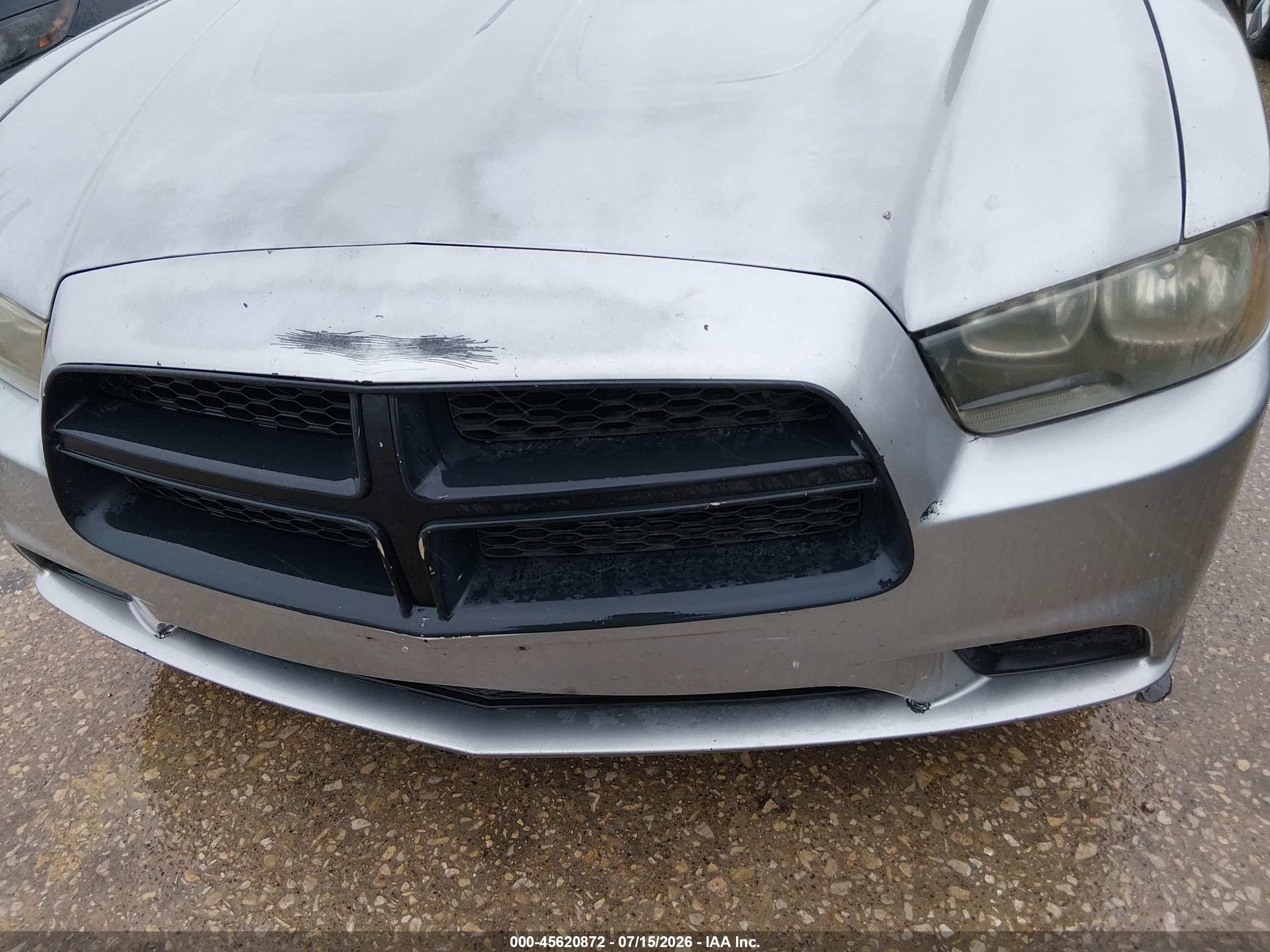 2013 Dodge Charger Se Silver vin: 2C3CDXBG2DH696869
