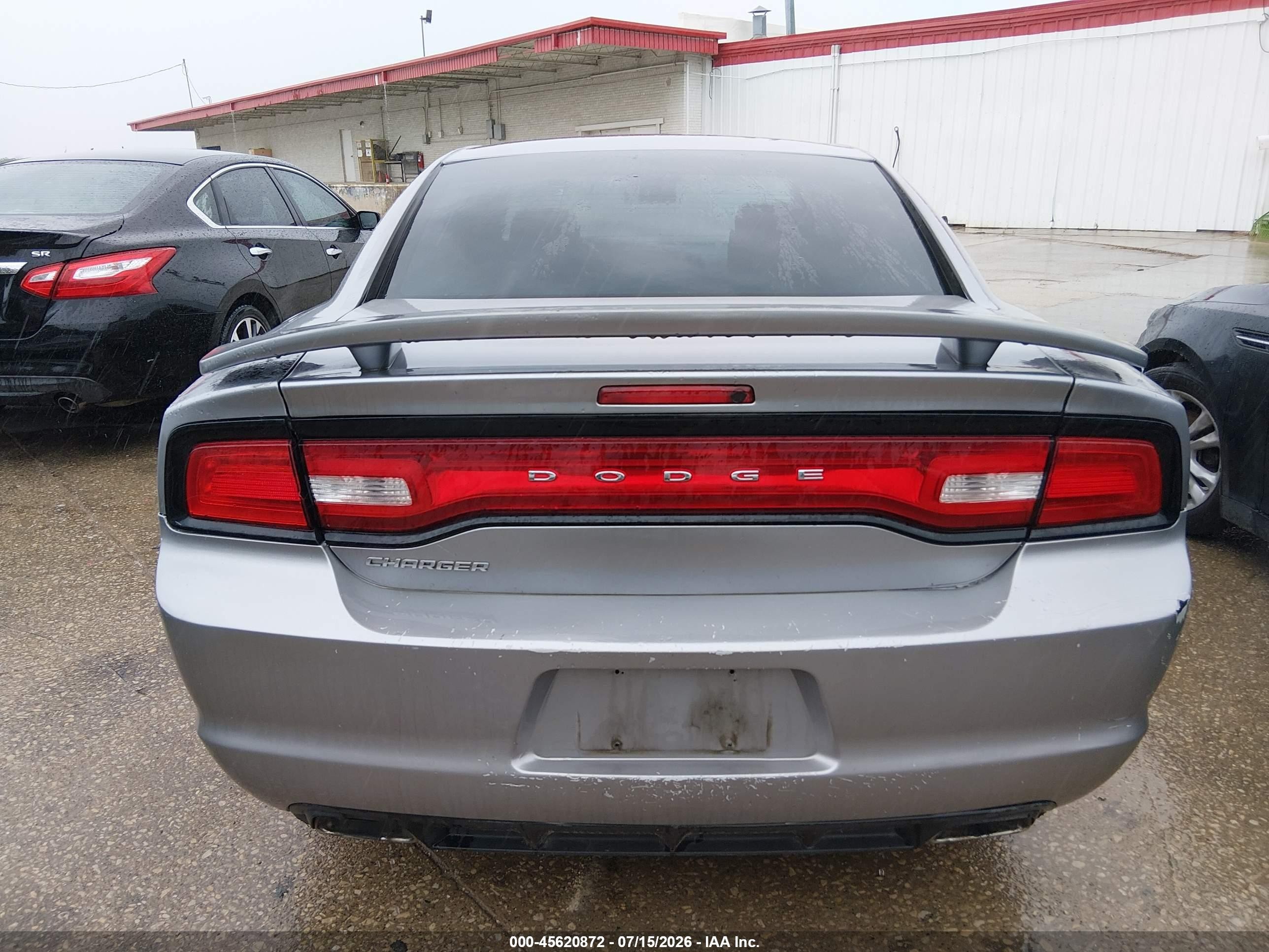 2013 Dodge Charger Se Silver vin: 2C3CDXBG2DH696869