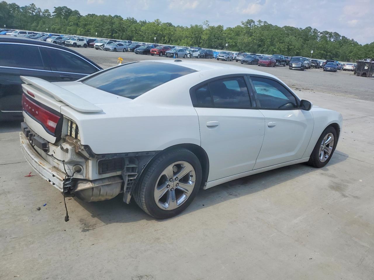 2013 Dodge Charger Se White vin: 2C3CDXBG2DH725772