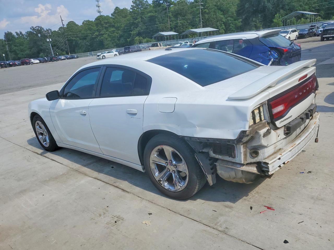 2013 Dodge Charger Se White vin: 2C3CDXBG2DH725772