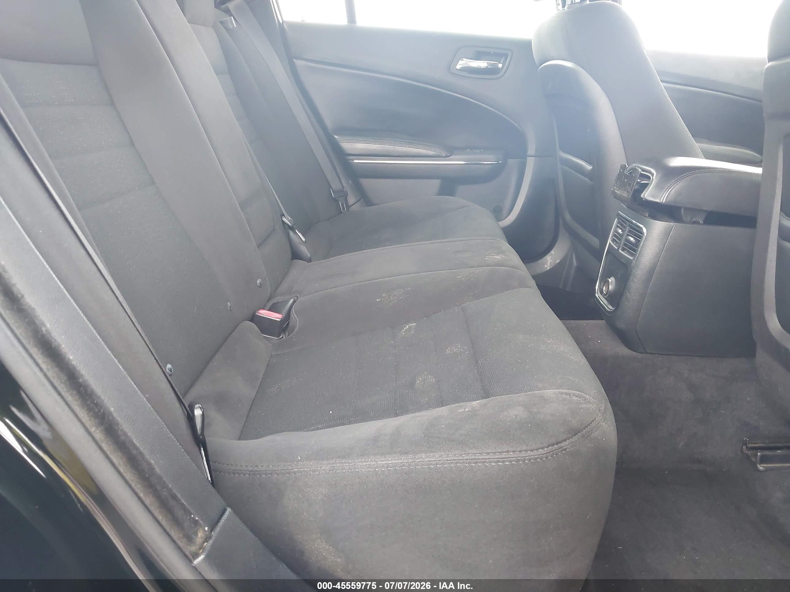2014 Dodge Charger Se Черный vin: 2C3CDXBG2EH113606