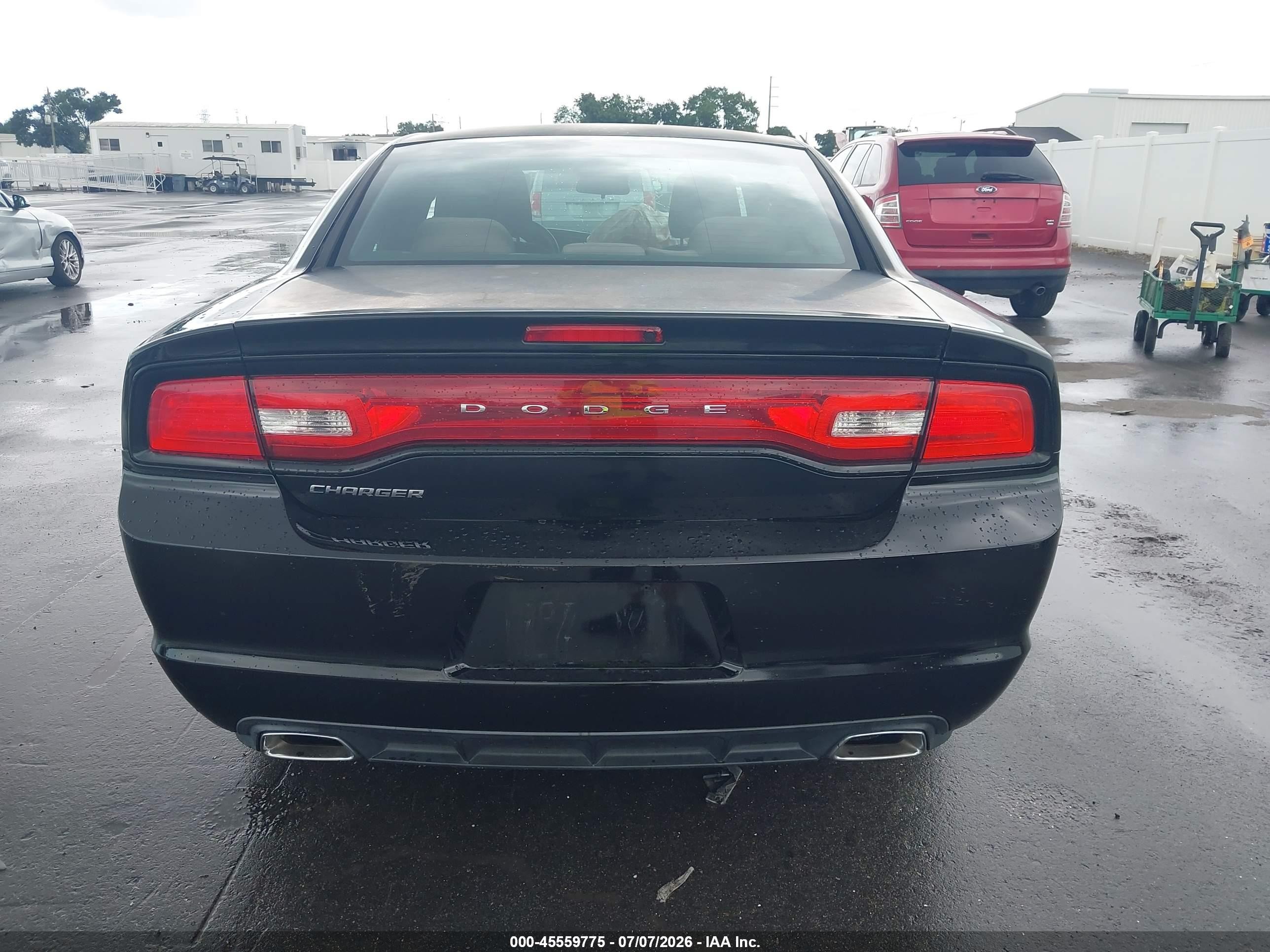 2014 Dodge Charger Se Черный vin: 2C3CDXBG2EH113606
