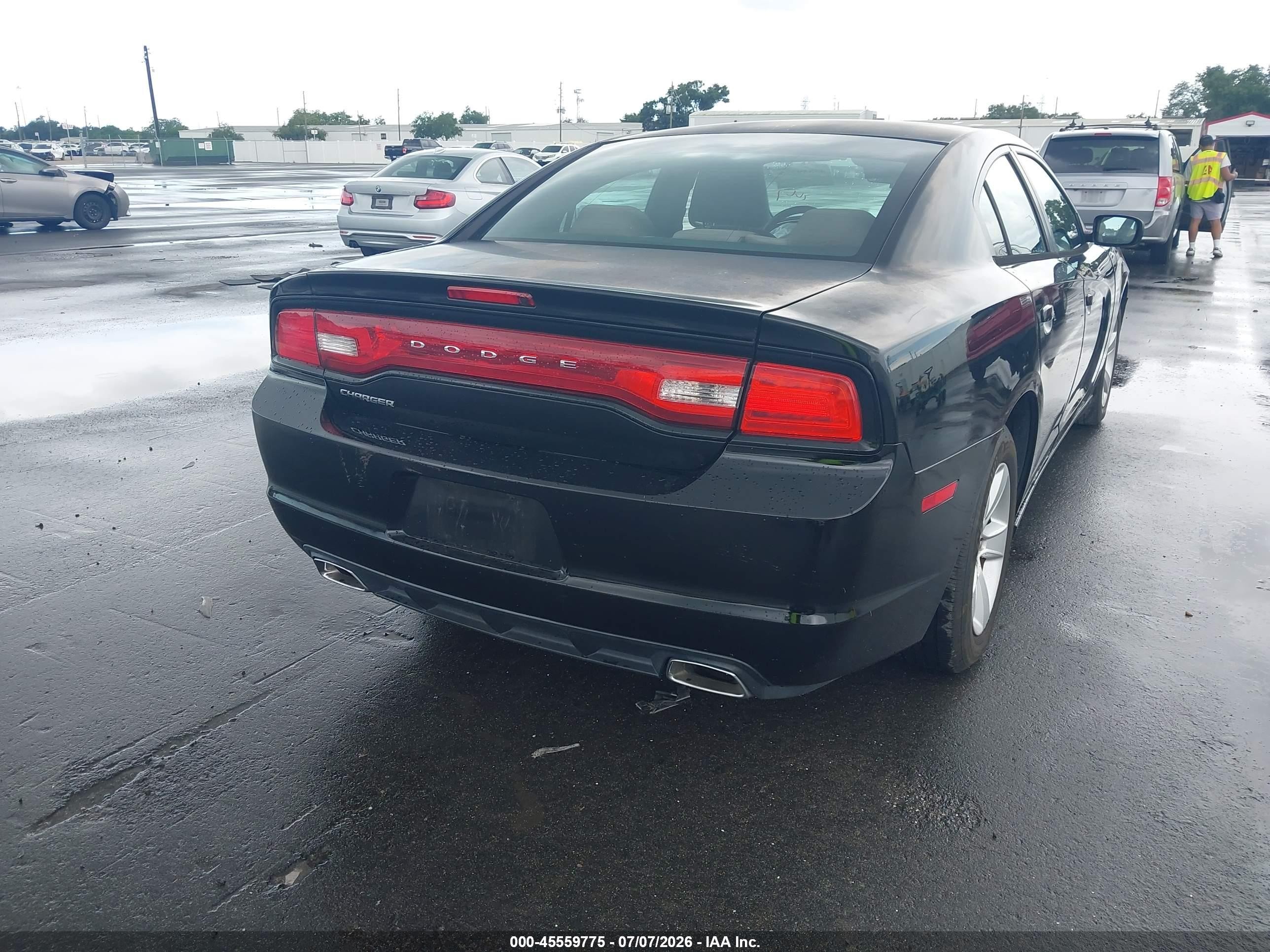 2014 Dodge Charger Se Черный vin: 2C3CDXBG2EH113606