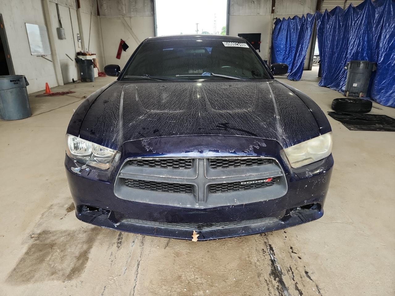 2014 Dodge Charger Se Blue vin: 2C3CDXBG2EH131121 Damage: Front Bumper/Cover, Previous Repair, Substandard Repair
