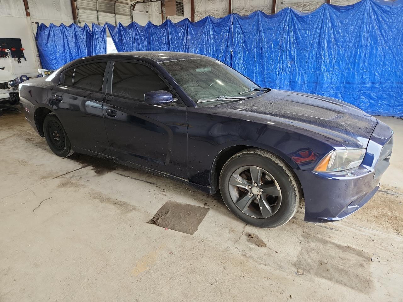2014 Dodge Charger Se Blue vin: 2C3CDXBG2EH131121 Damage: Right Rear Door, Multiple Dents/Paint Damage, 4