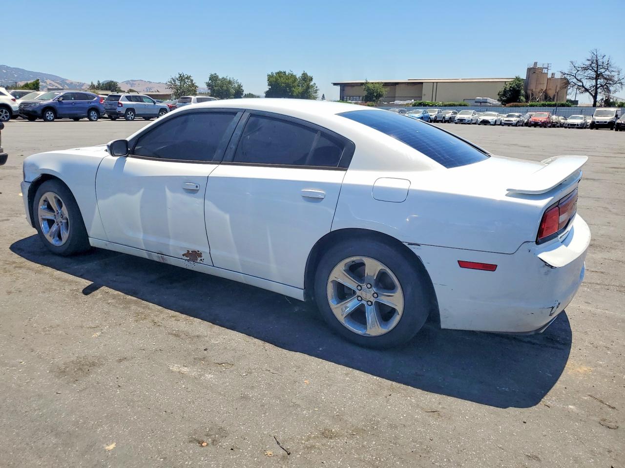 2014 Dodge Charger Se White vin: 2C3CDXBG2EH135119