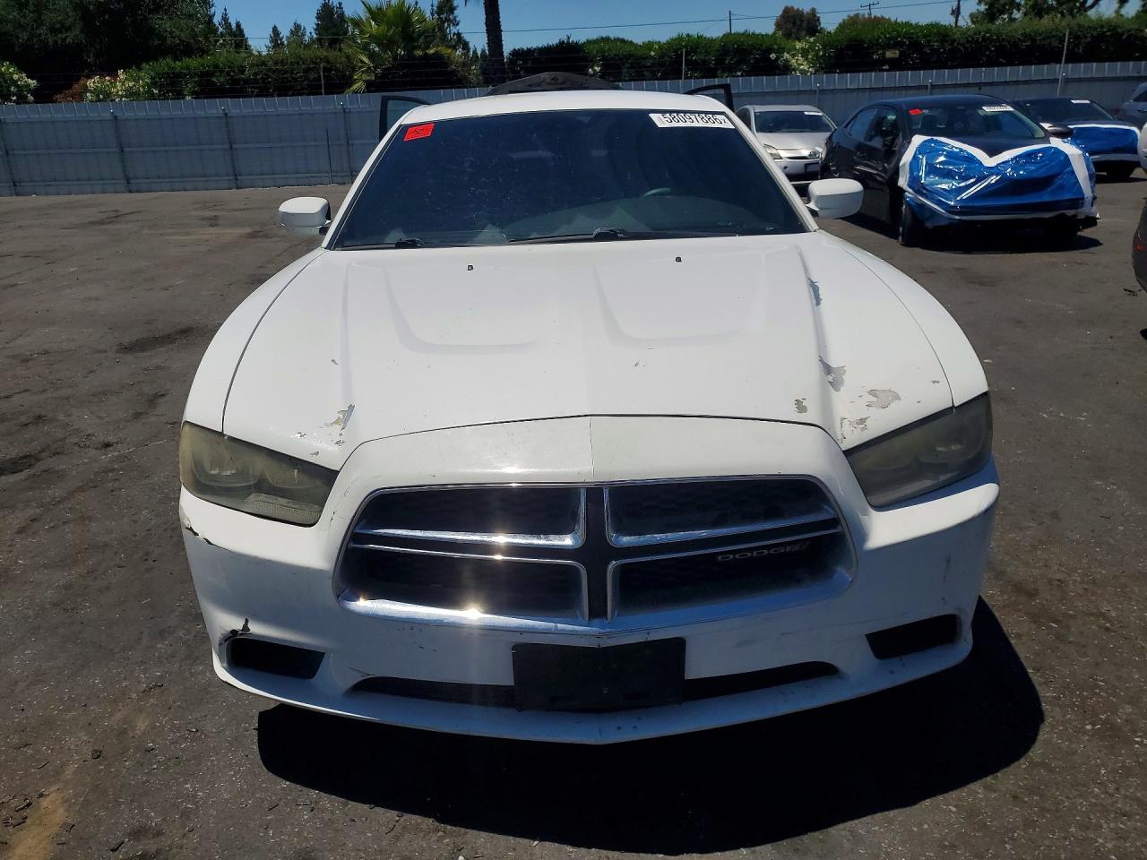 2014 Dodge Charger Se White vin: 2C3CDXBG2EH135119