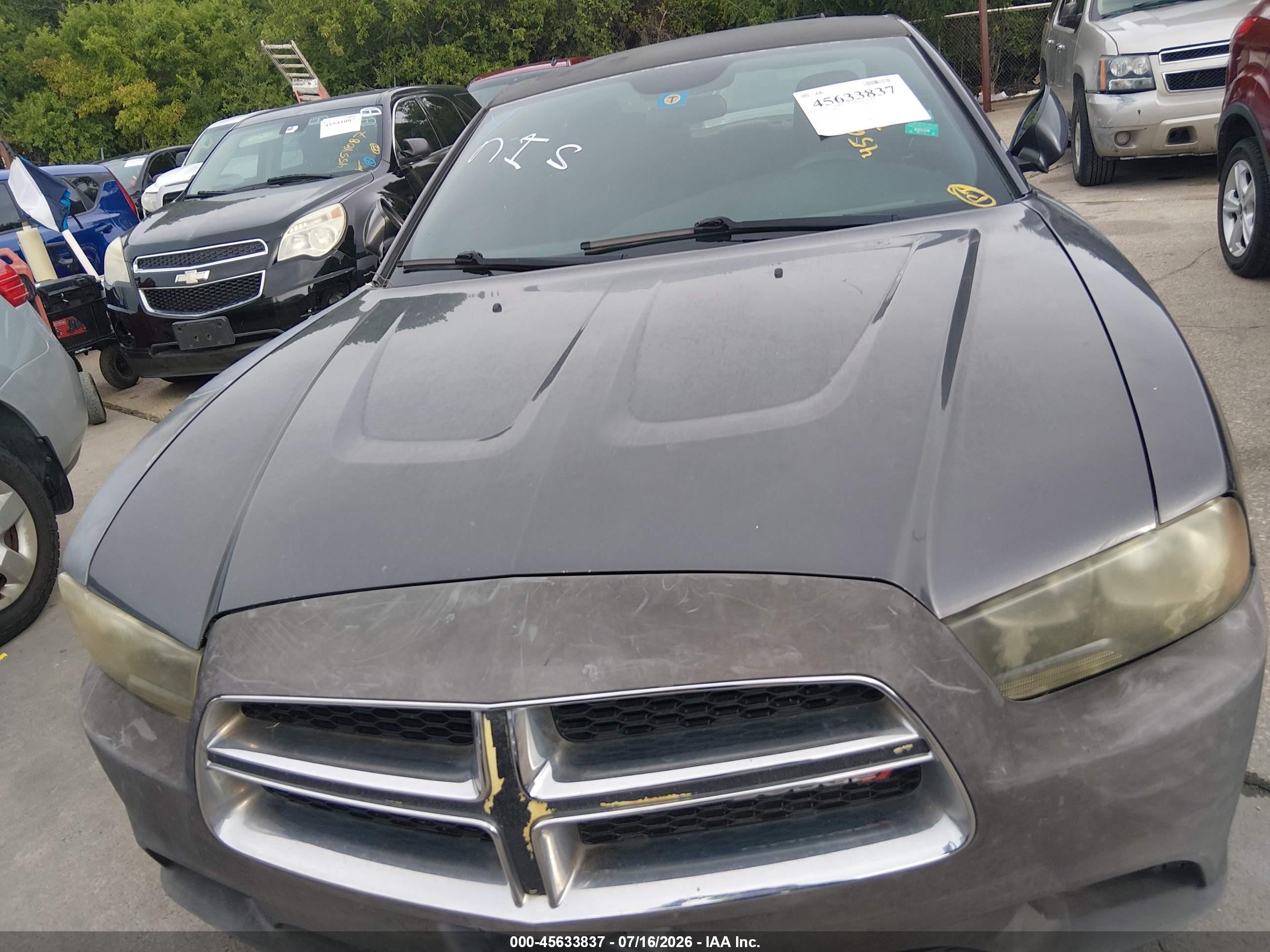 2014 Dodge Charger Se Gray vin: 2C3CDXBG2EH172834