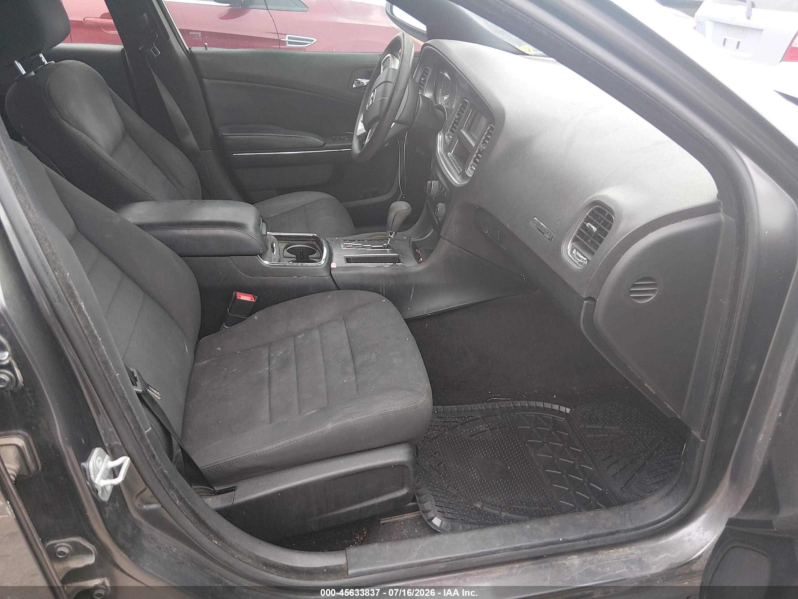 2014 Dodge Charger Se Gray vin: 2C3CDXBG2EH172834