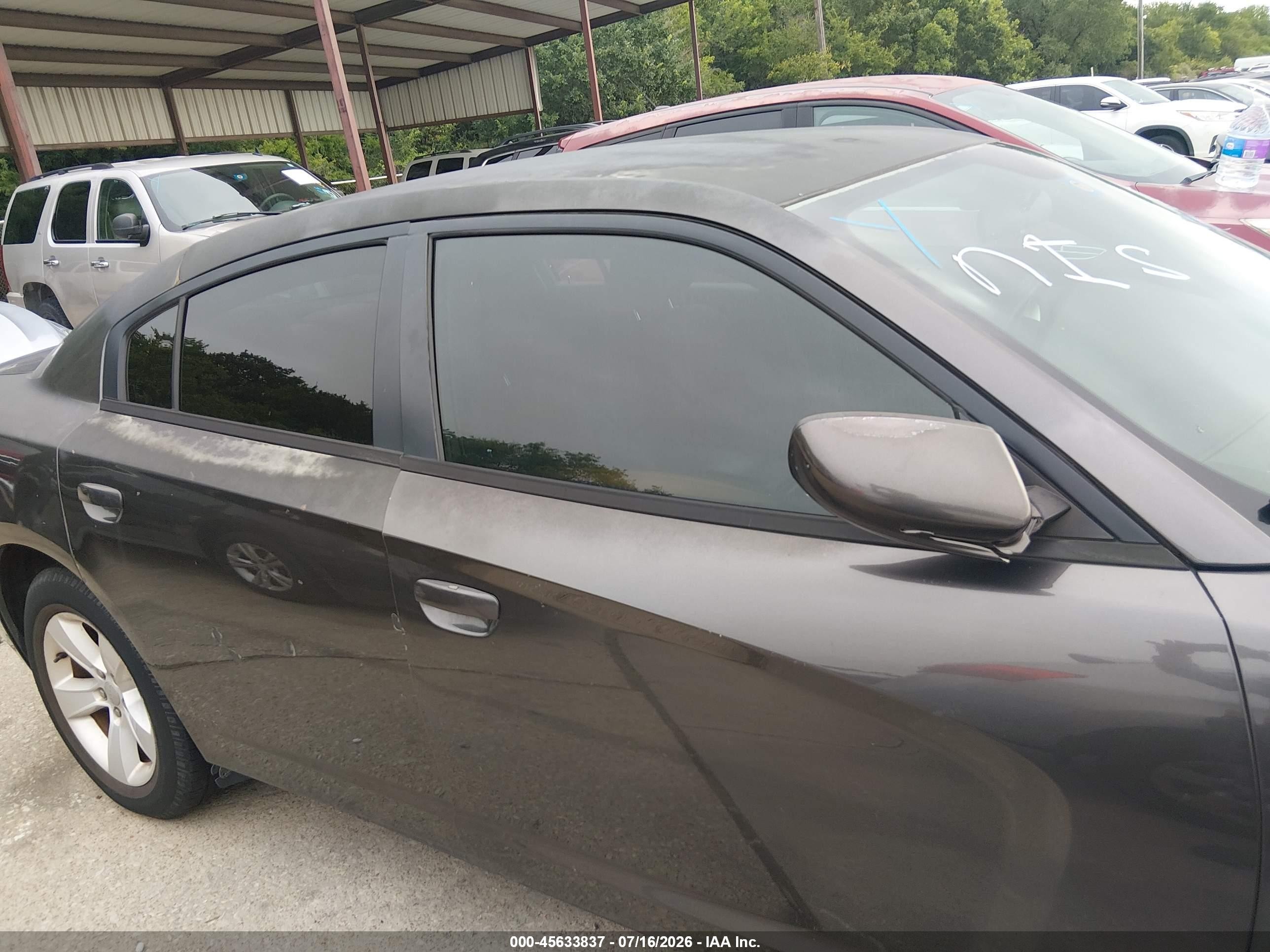2014 Dodge Charger Se Gray vin: 2C3CDXBG2EH172834
