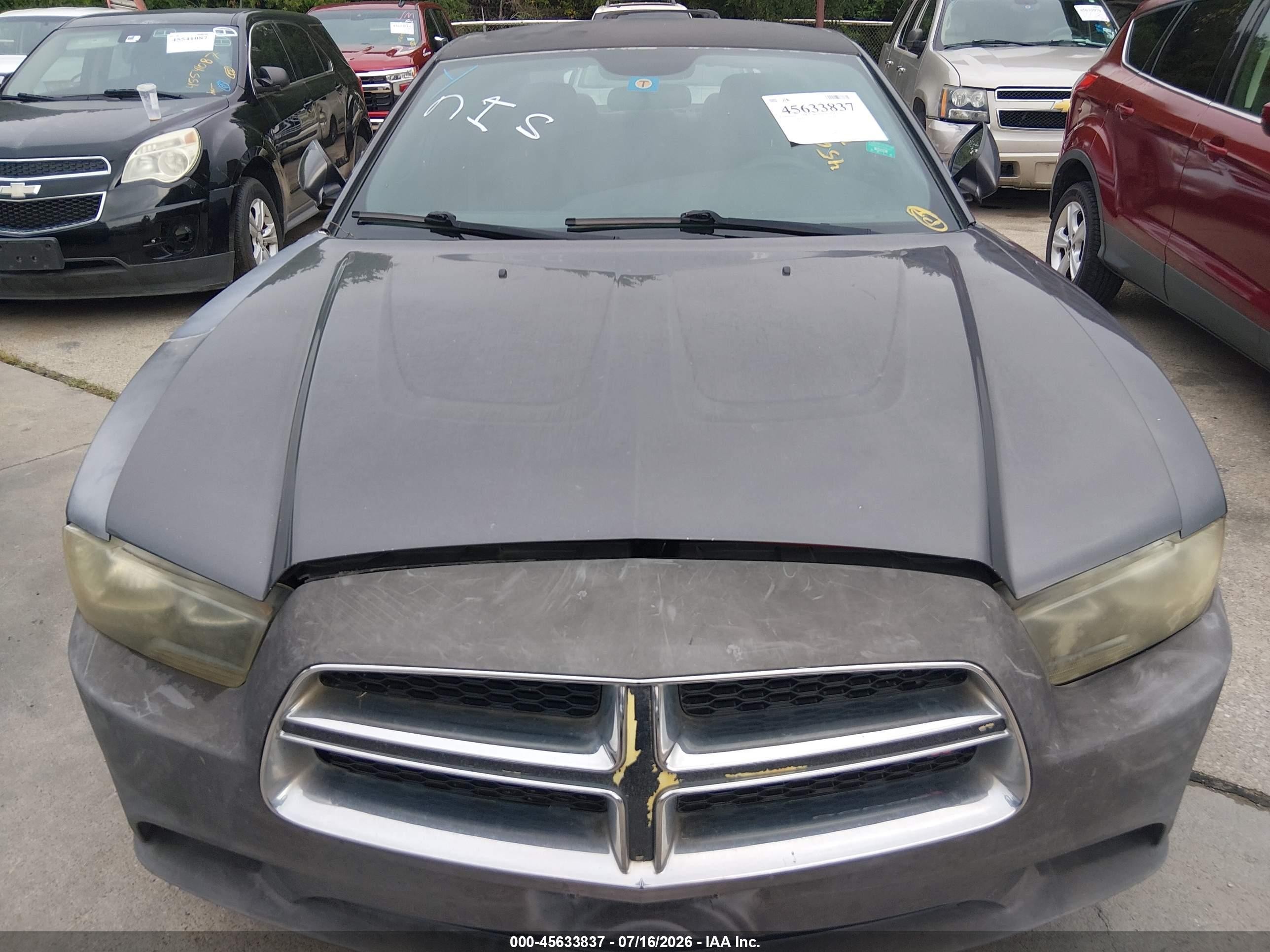 2014 Dodge Charger Se Gray vin: 2C3CDXBG2EH172834