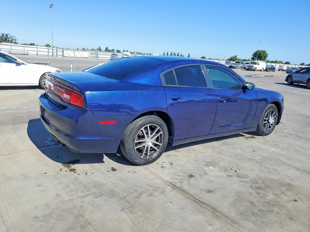 2014 Dodge Charger Se Blue vin: 2C3CDXBG2EH192114