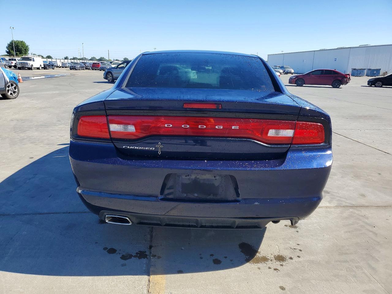 2014 Dodge Charger Se Blue vin: 2C3CDXBG2EH192114