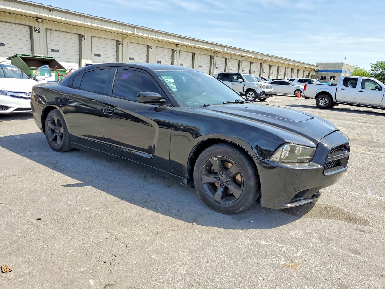 2014 Dodge Charger Se Black vin: 2C3CDXBG2EH226195