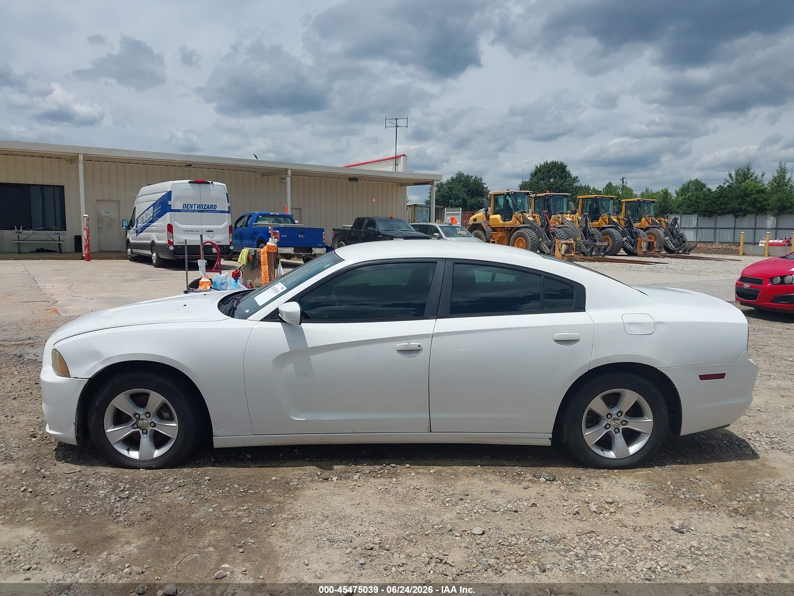2014 Dodge Charger Se White vin: 2C3CDXBG2EH274733