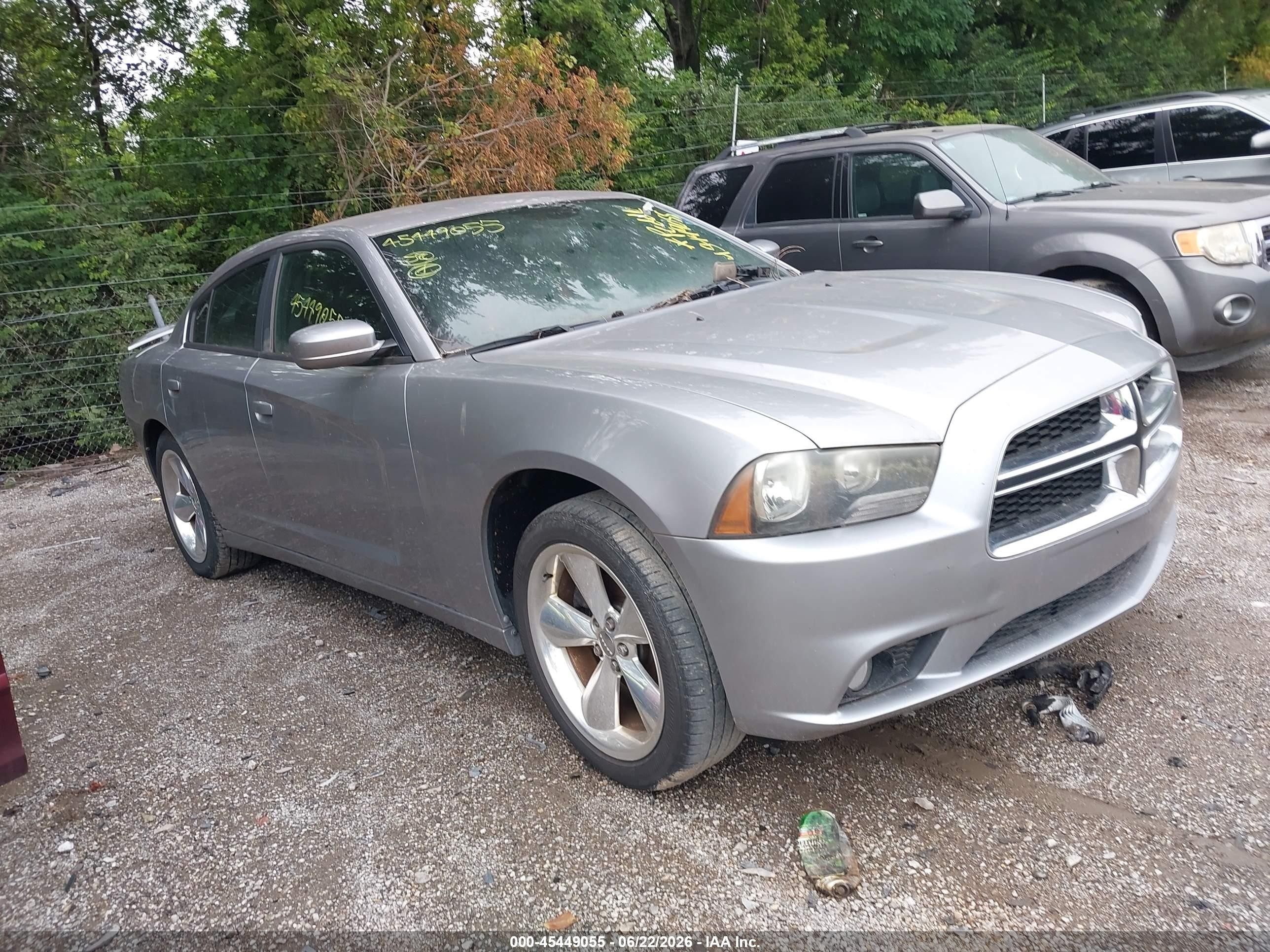 2014 Dodge Charger Se Silver vin: 2C3CDXBG2EH280984