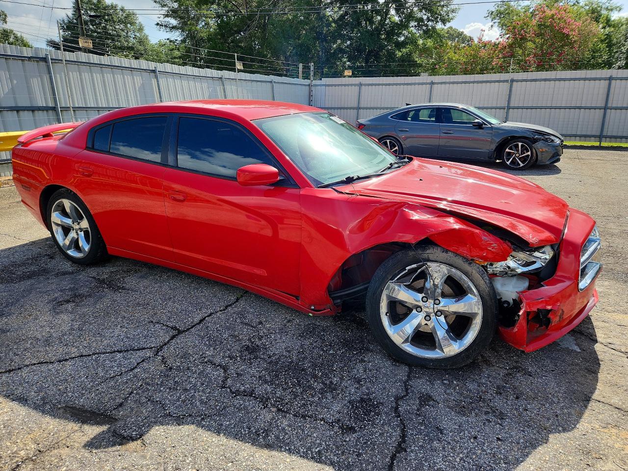 2014 Dodge Charger Se Red vin: 2C3CDXBG2EH353772