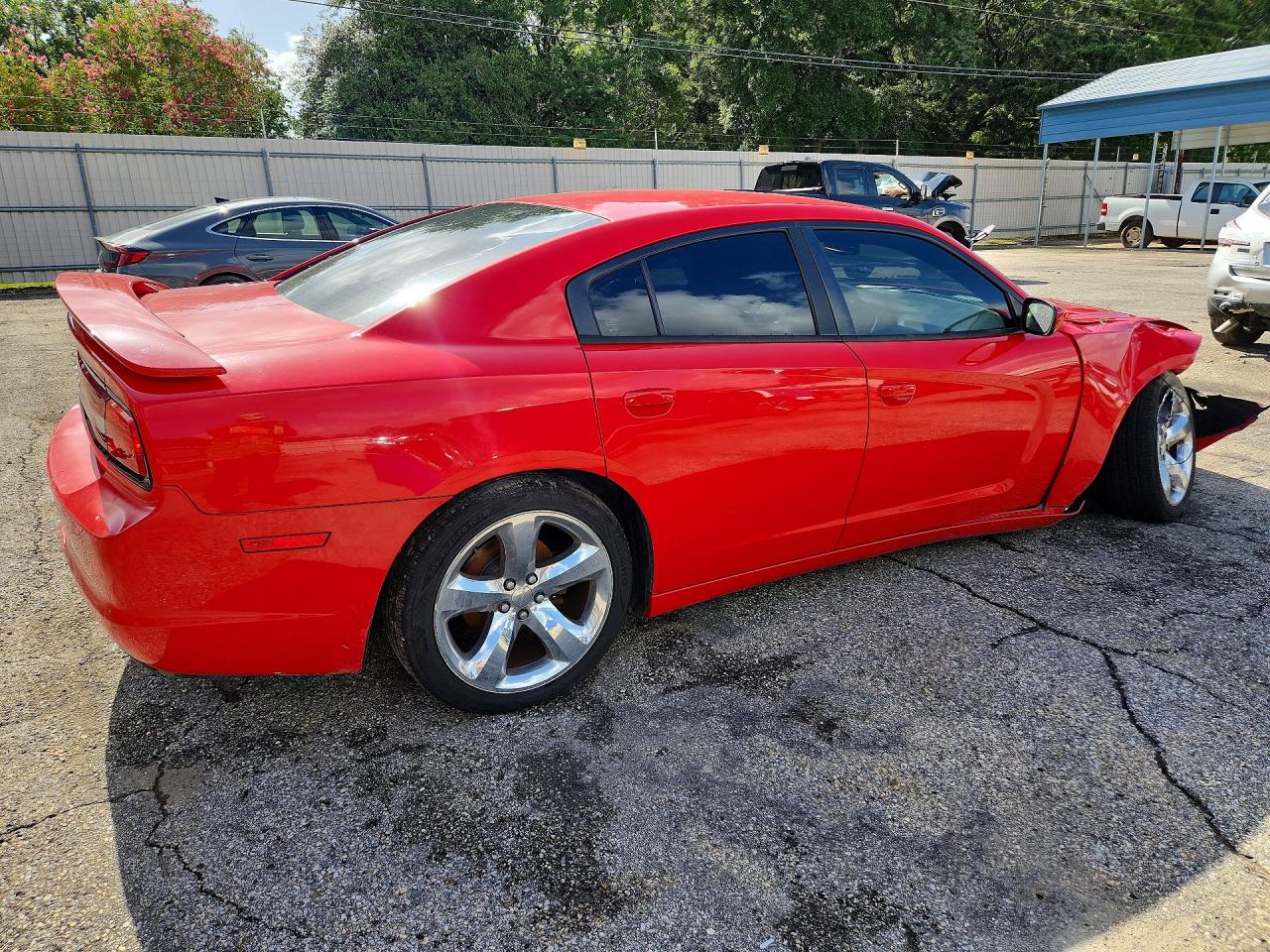 2014 Dodge Charger Se Red vin: 2C3CDXBG2EH353772
