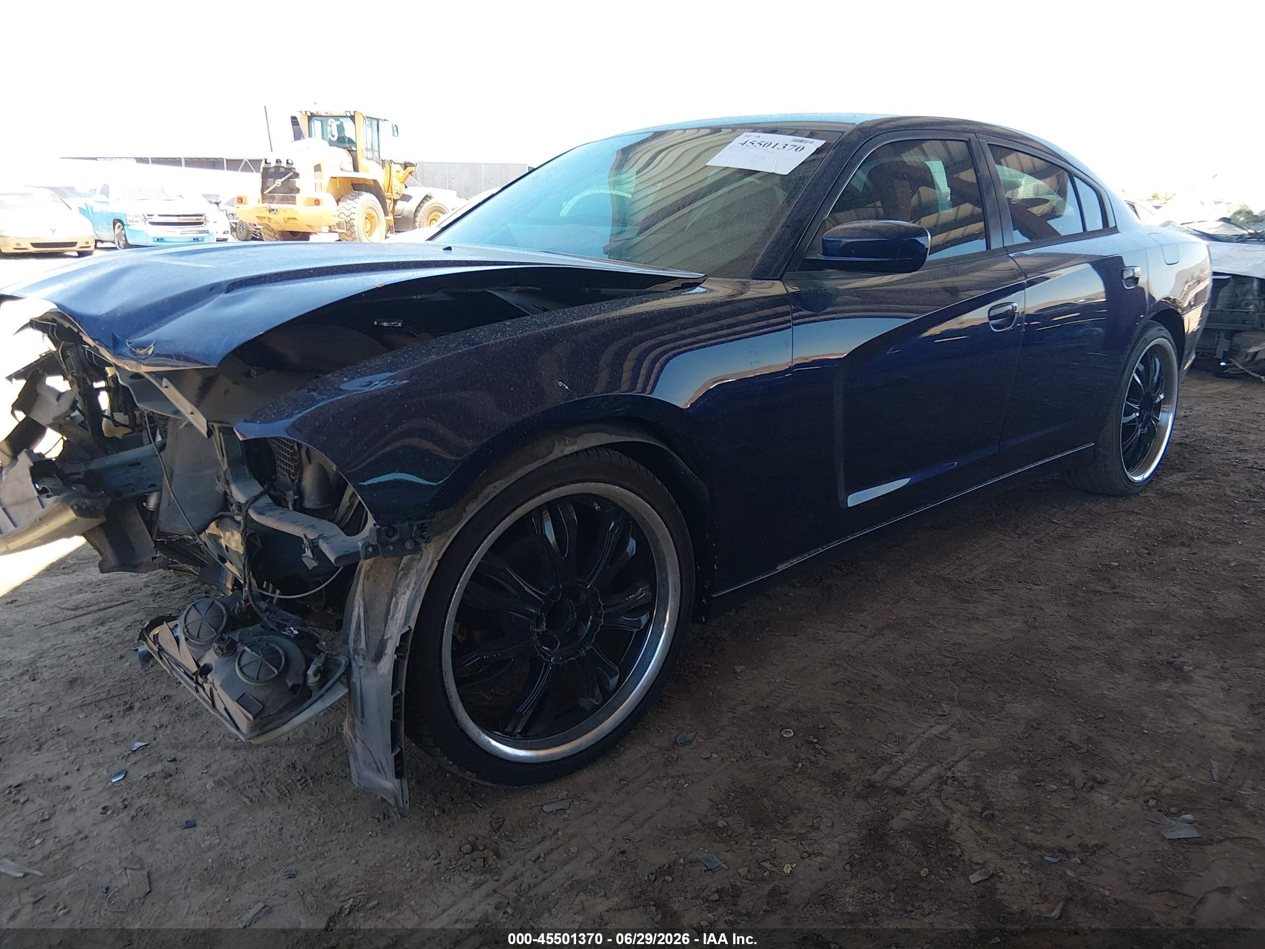 2014 Dodge Charger Se Blue vin: 2C3CDXBG2EH358972