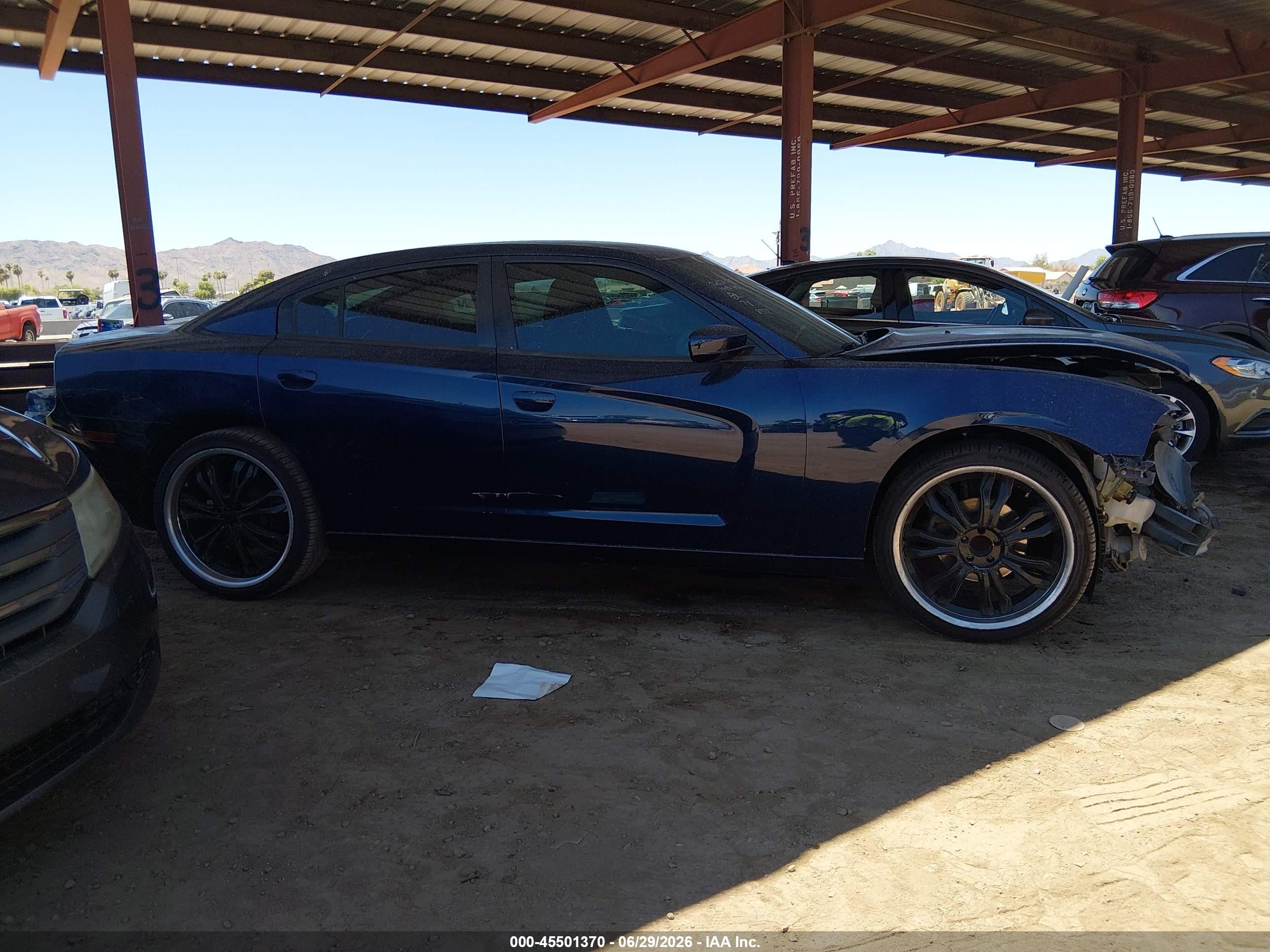 2014 Dodge Charger Se Blue vin: 2C3CDXBG2EH358972