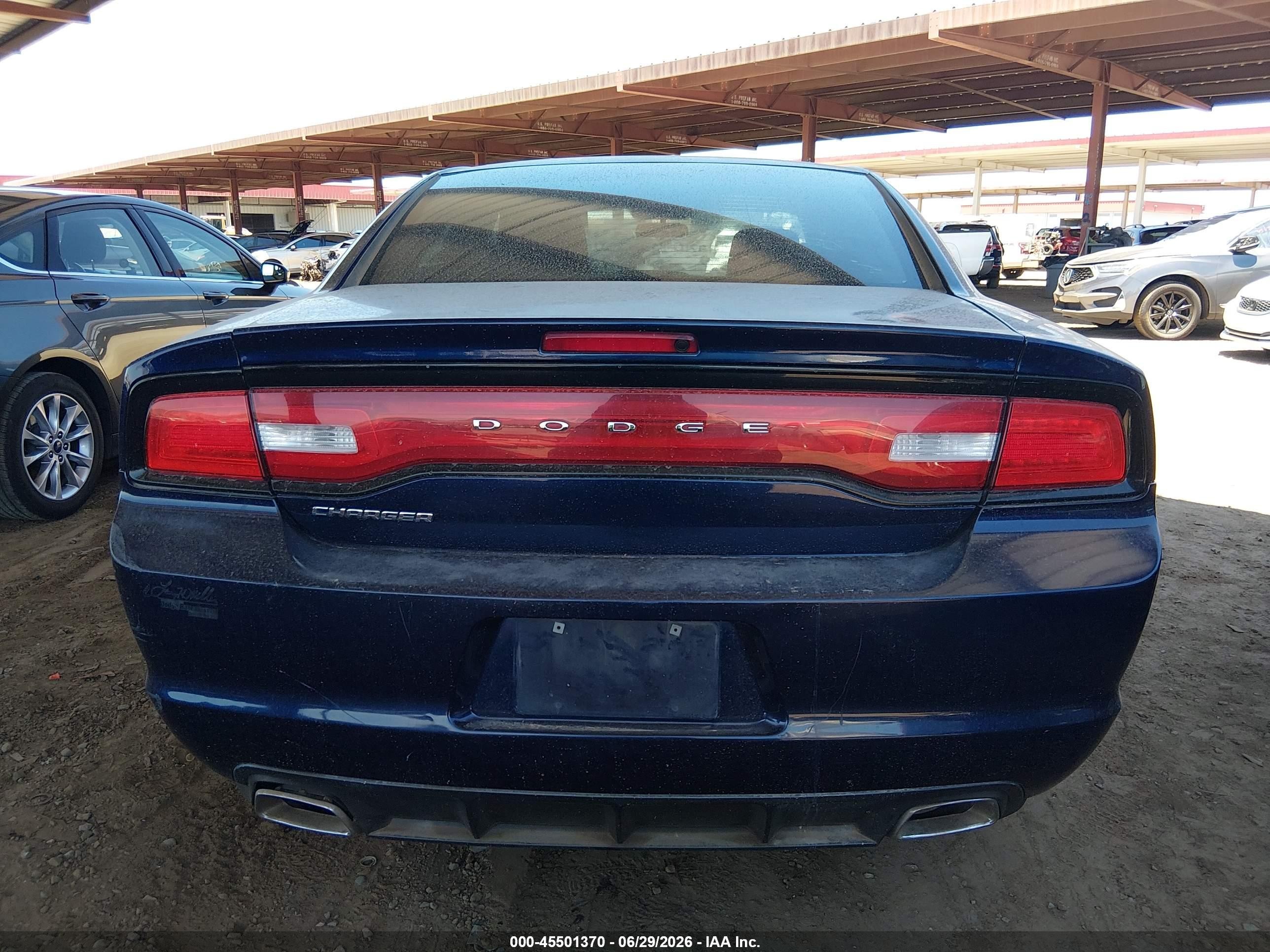 2014 Dodge Charger Se Blue vin: 2C3CDXBG2EH358972