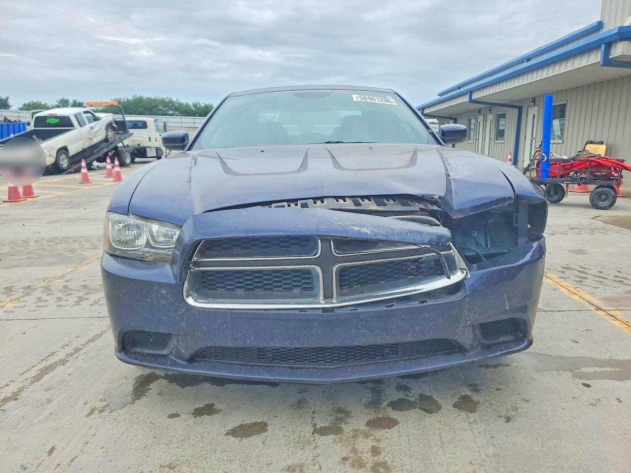 2014 Dodge Charger Se Blue vin: 2C3CDXBG2EH368899