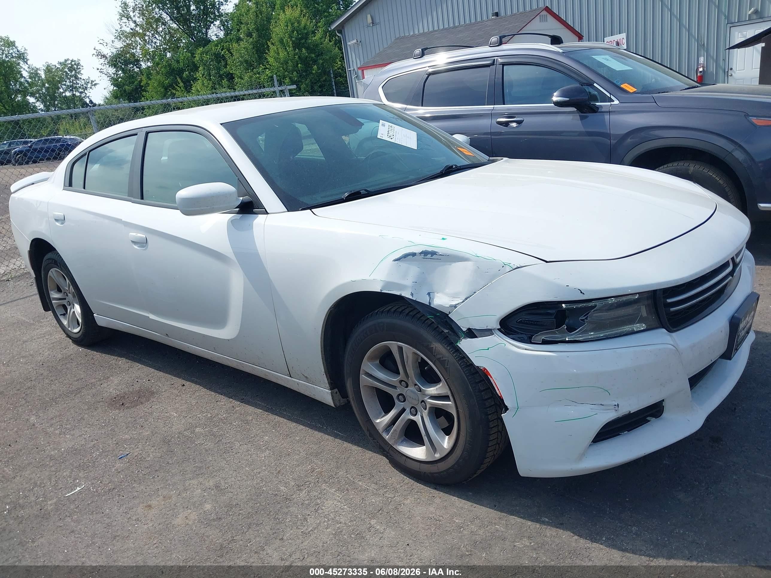 2015 Dodge Charger Se White vin: 2C3CDXBG2FH731719