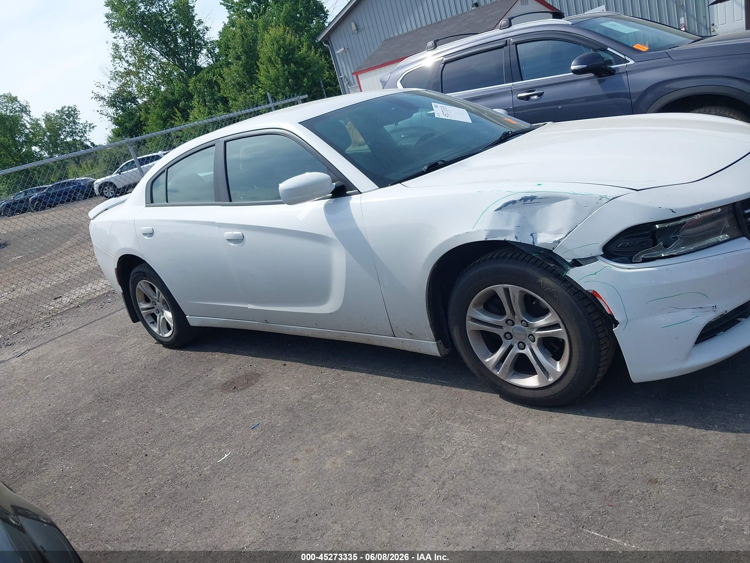 2015 Dodge Charger Se White vin: 2C3CDXBG2FH731719